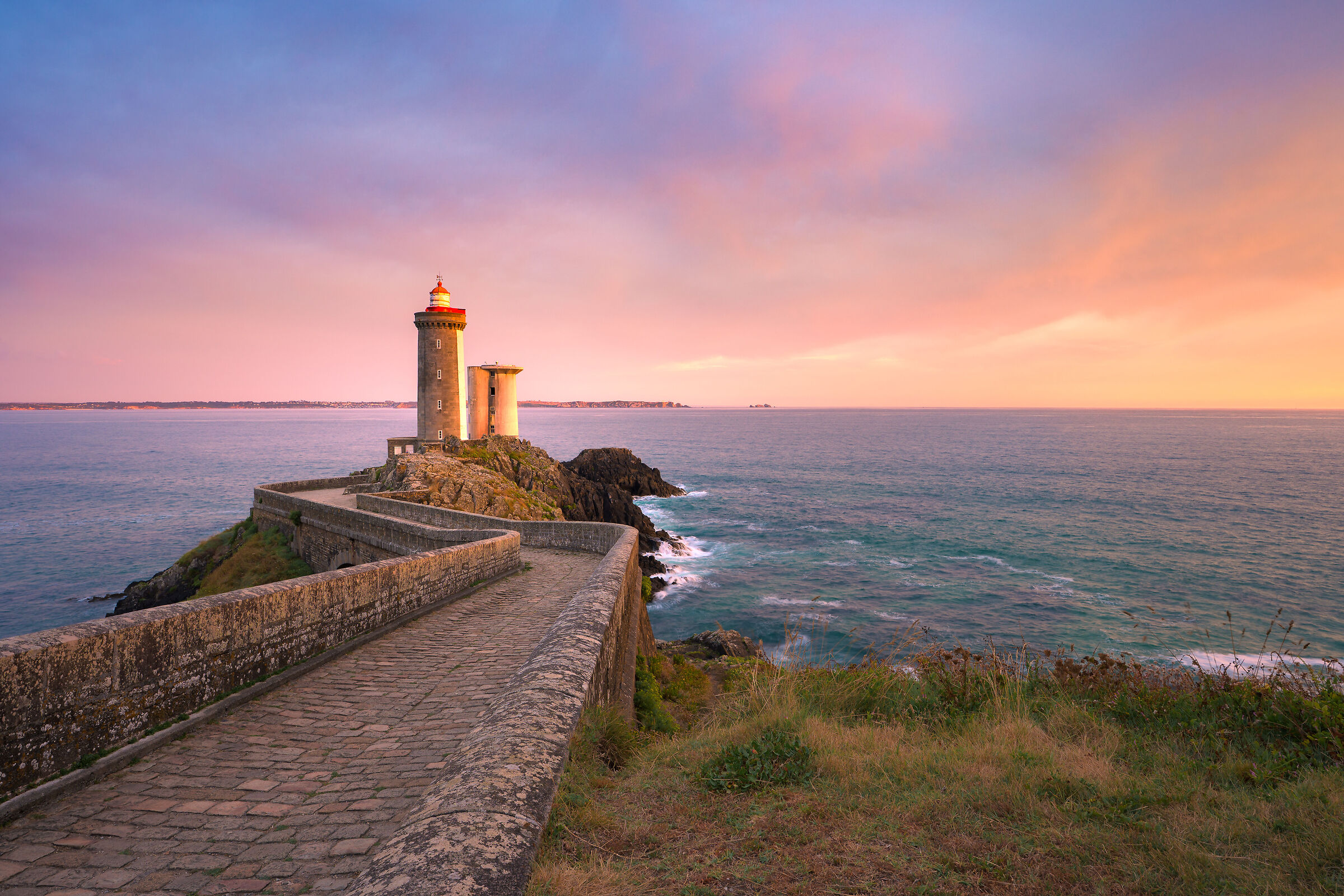 Tramonto sul faro di Petit Minou