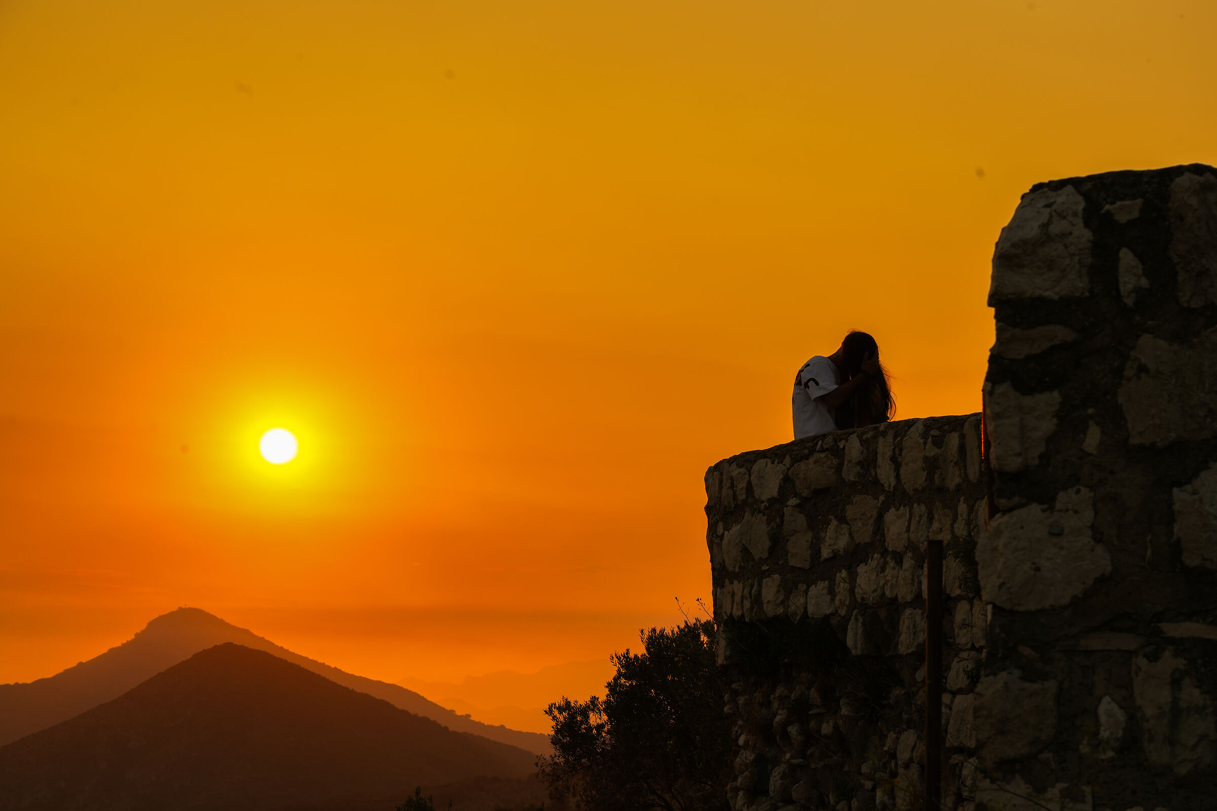 Tramonto a Casertavecchia