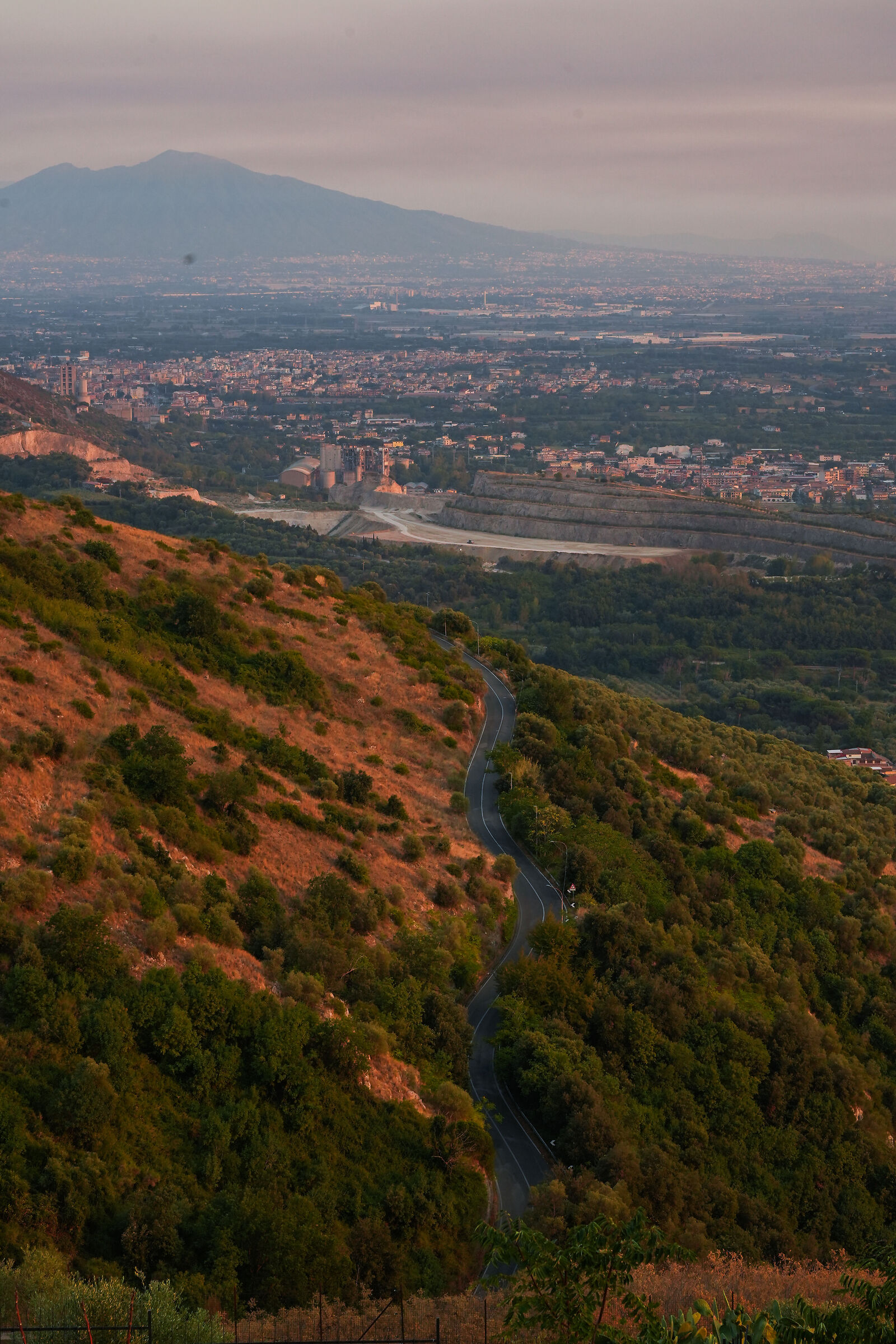 Il Vesuvio e la vista su Caserta