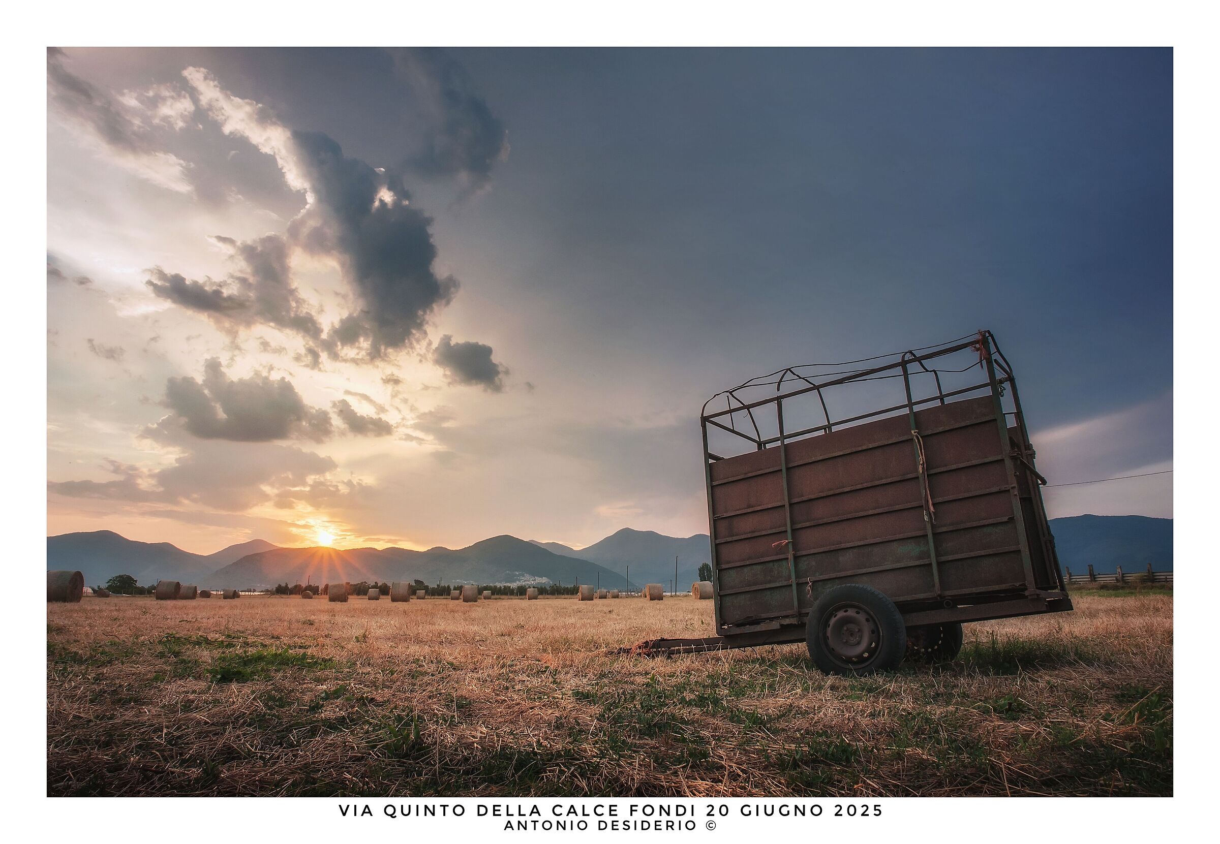 The cart in the field