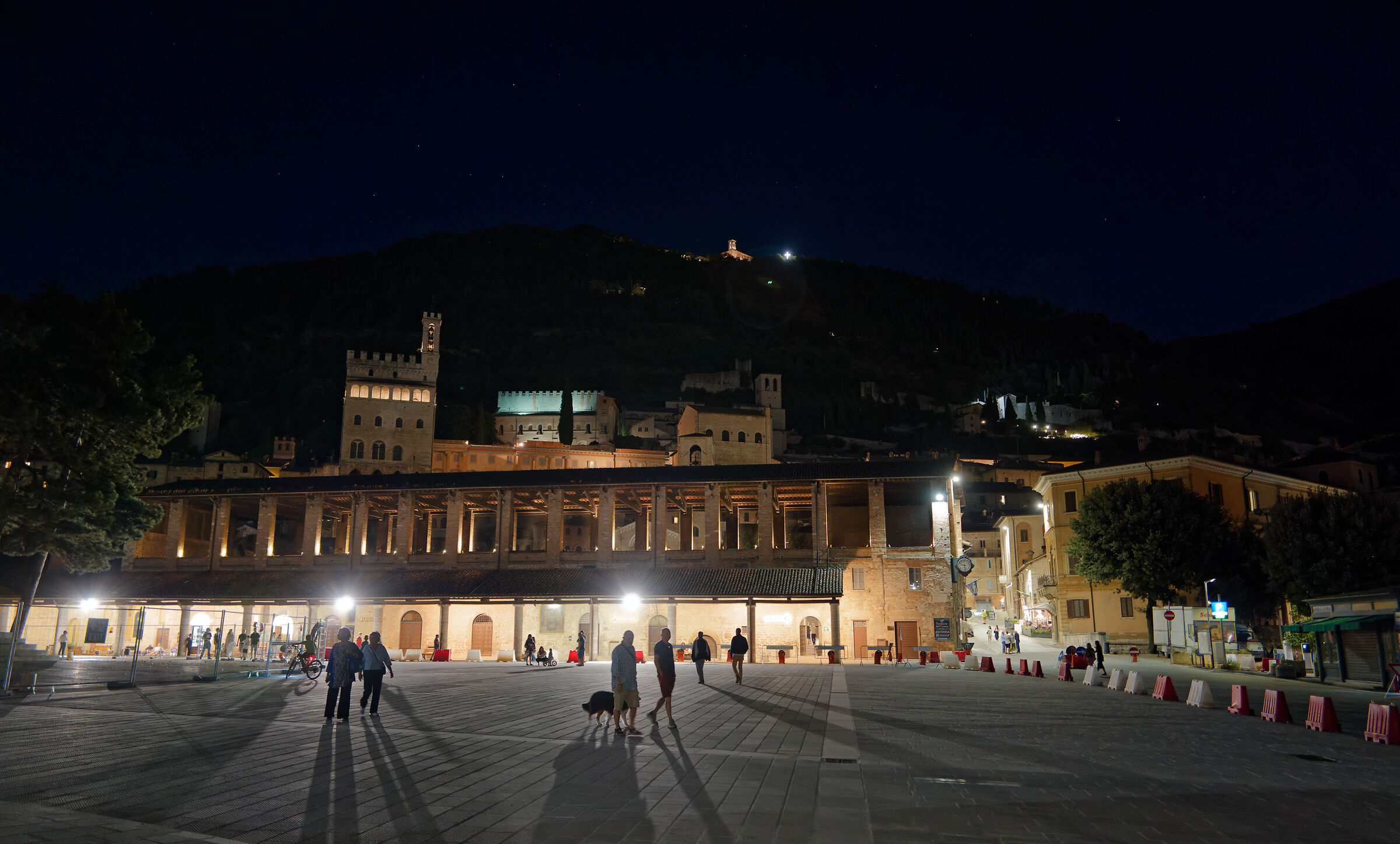 Gubbio at night