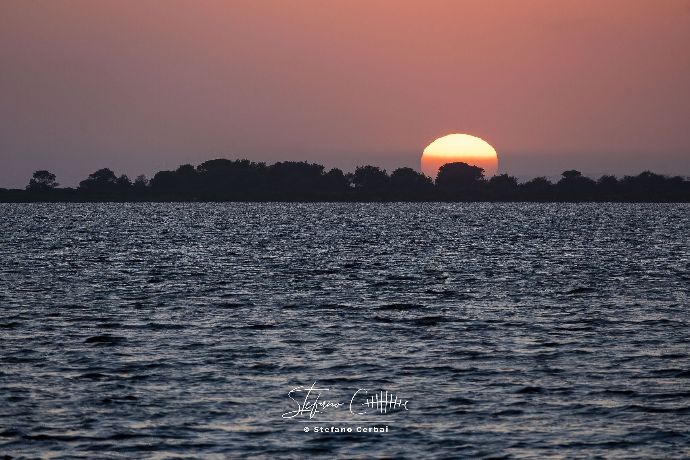 Tramonto sulle Saline di Marsala