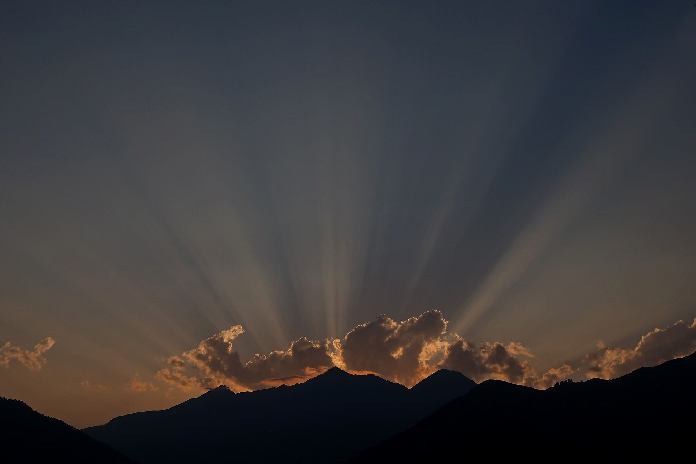 My mountains, at a particular time