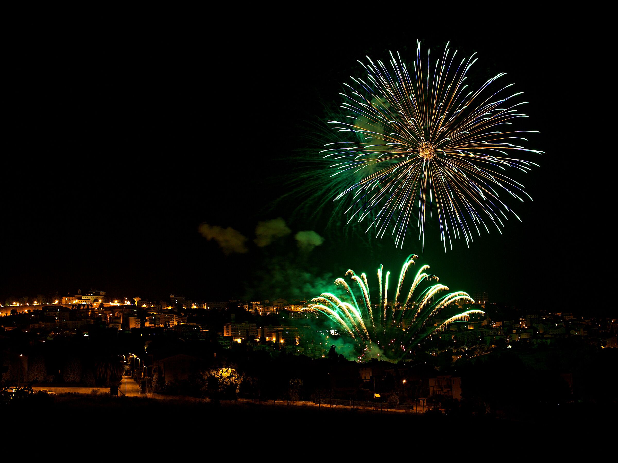Fuochi d'artificio "Osimo festa del patrono"