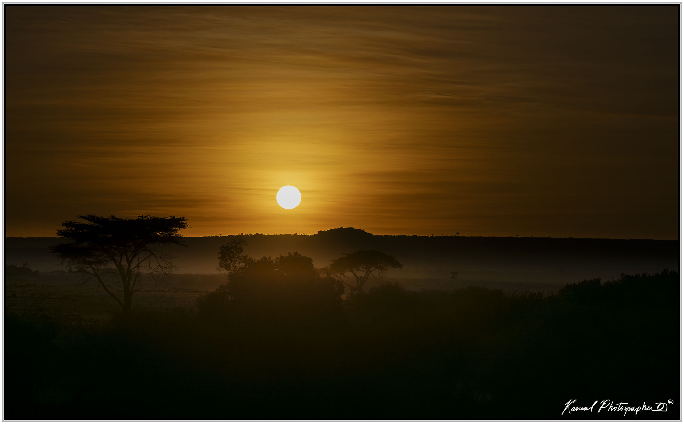 Tramonto in Masai Mara