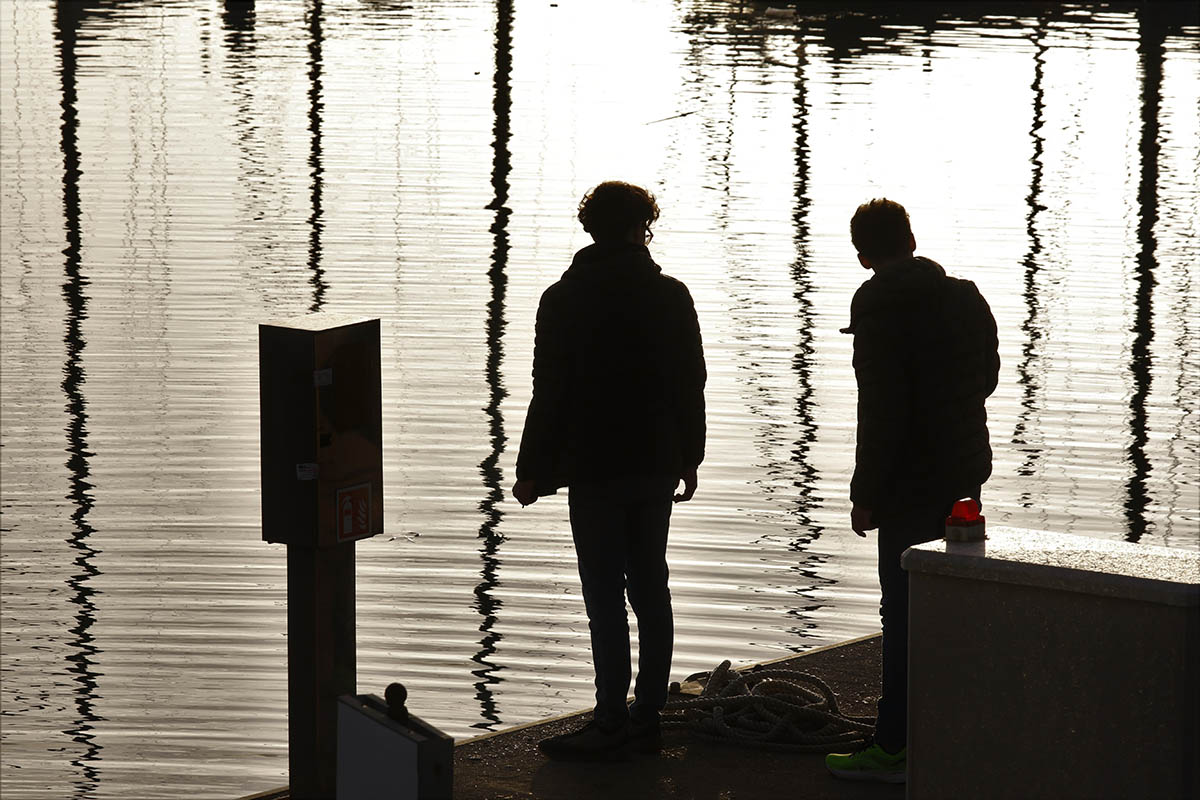 - Solo barche a vela in darsena -