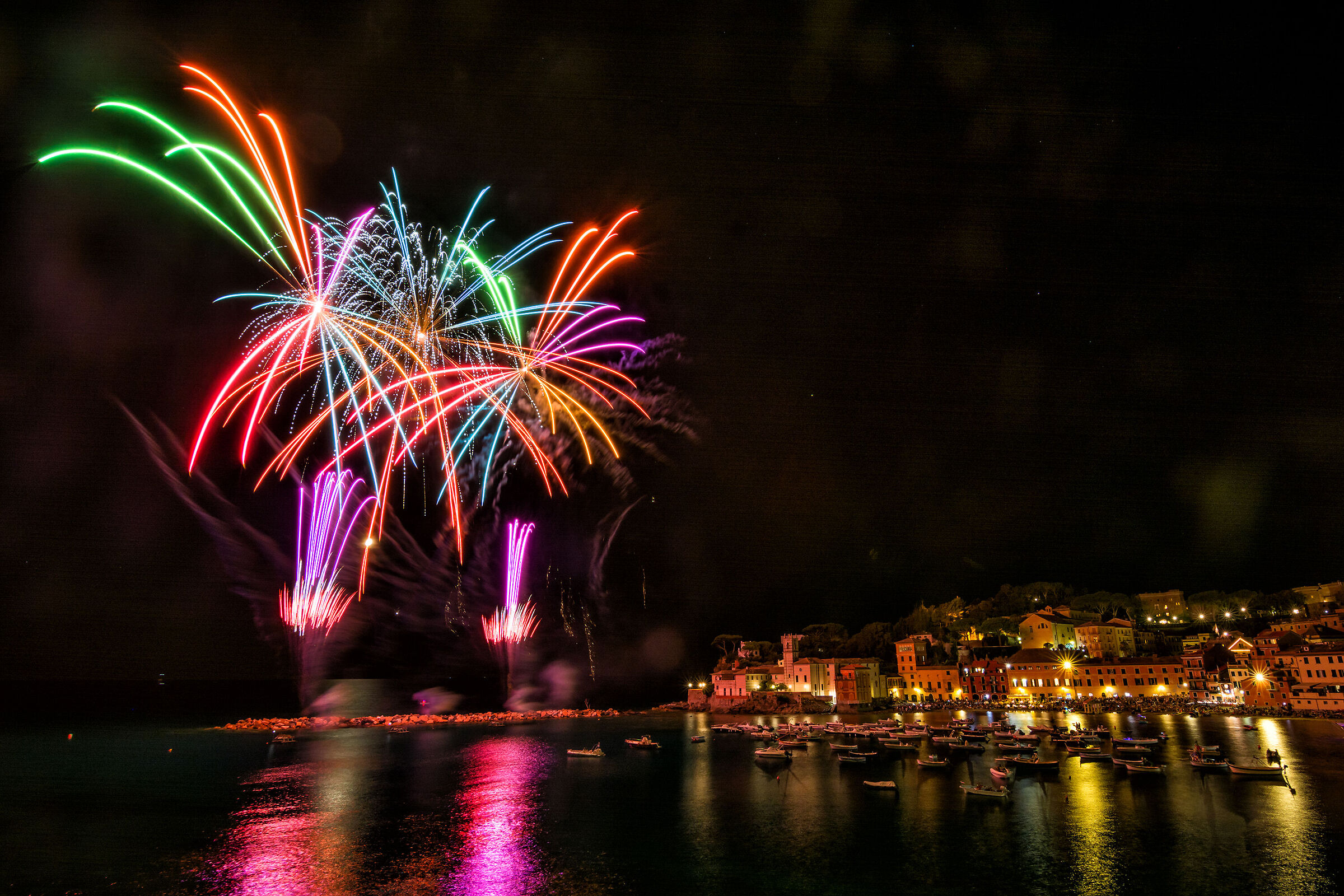 Magical colors in the bay