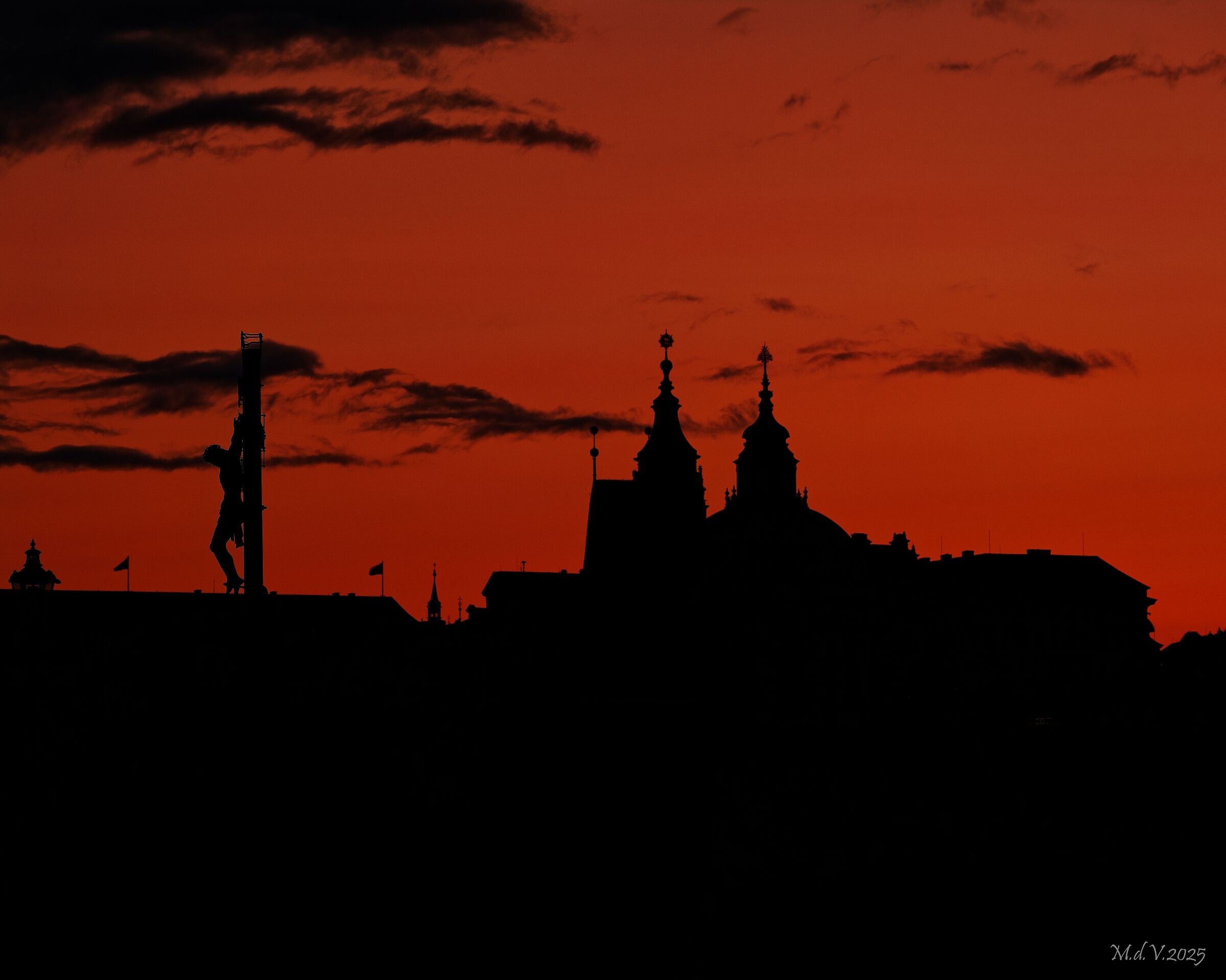 Praha Silhouette