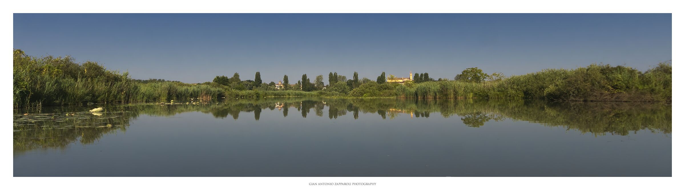 Panoramica dal Lago Superiore di Mantova