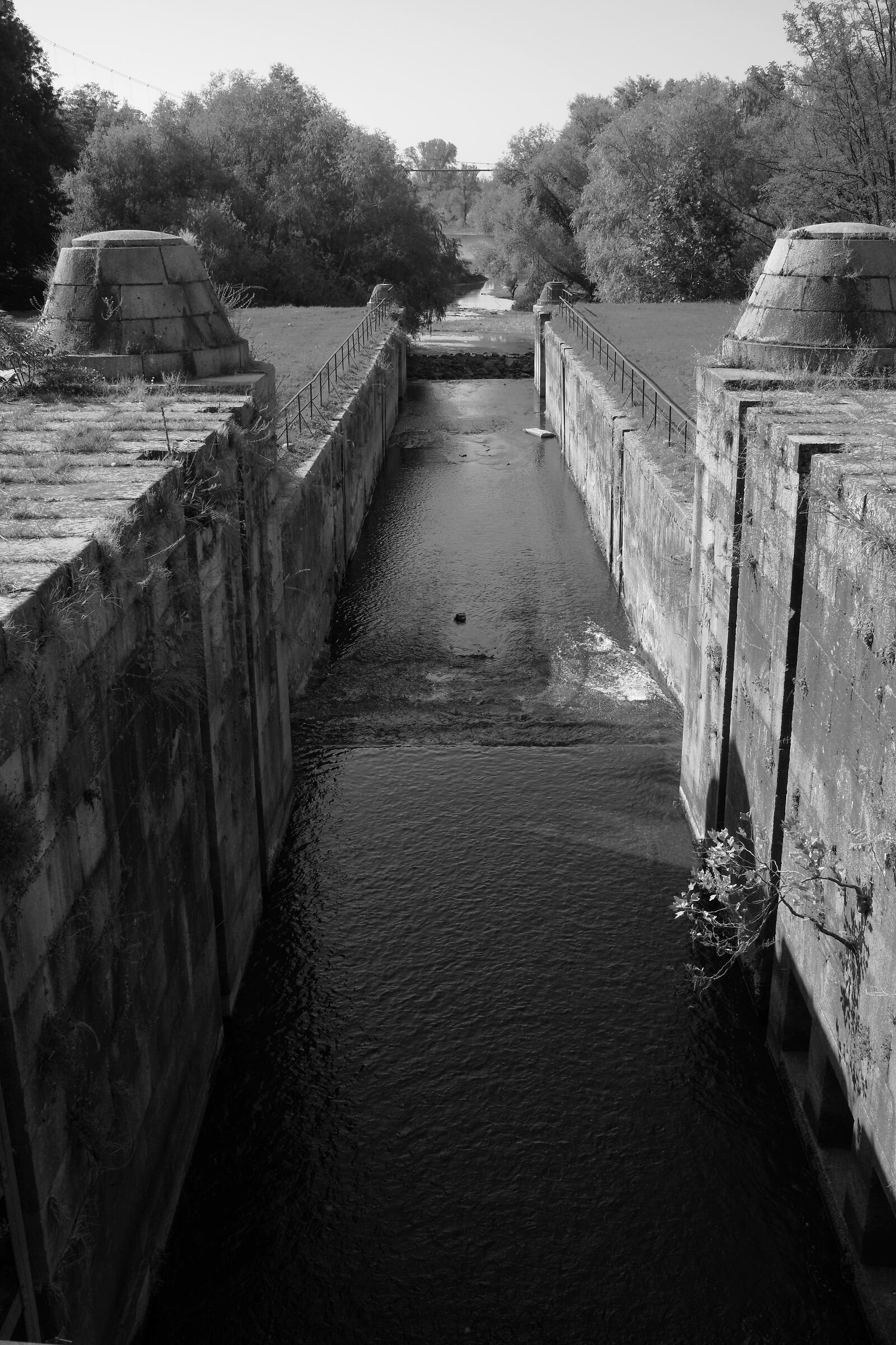 La chiusa prima del confluente