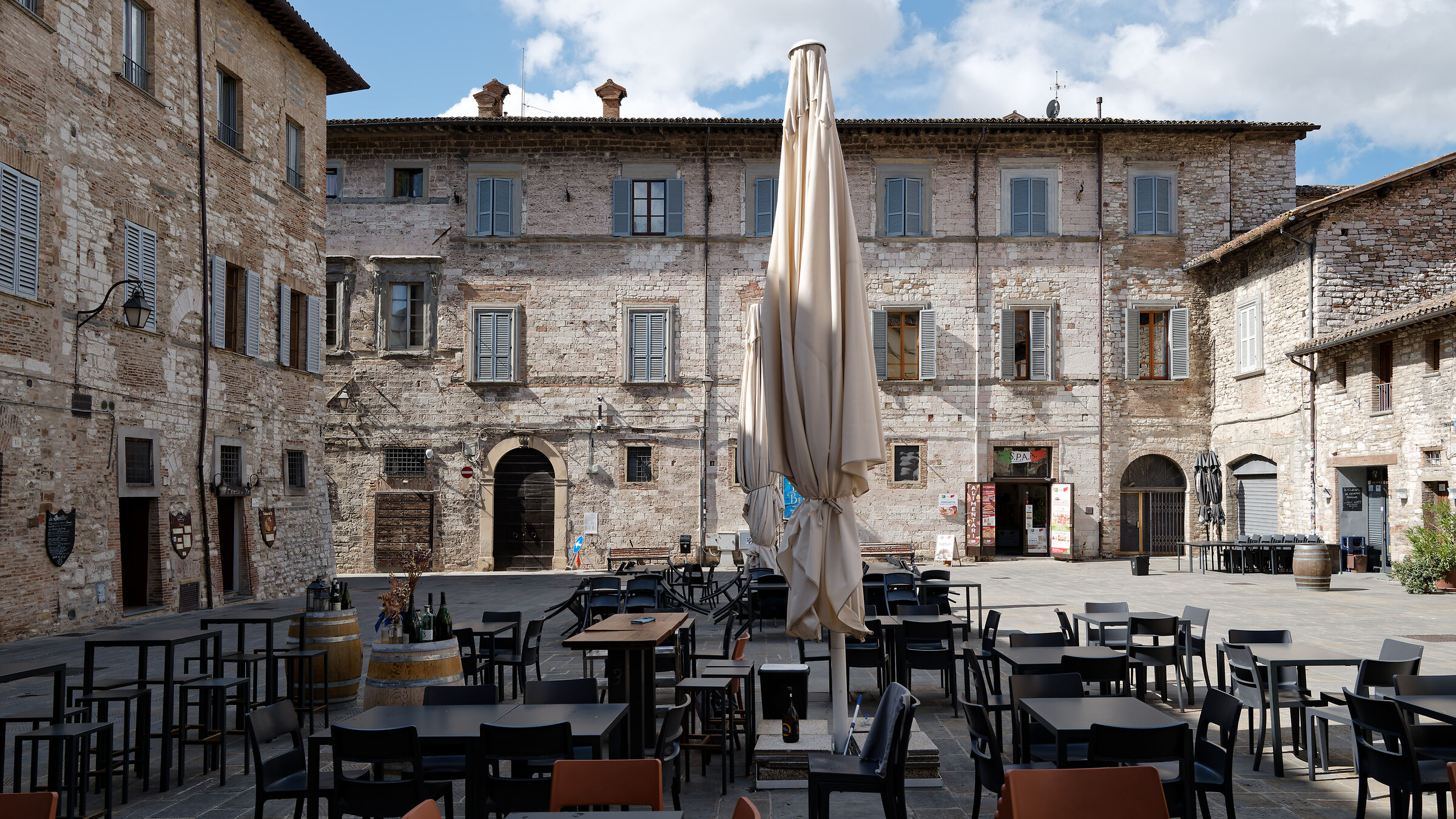 Waiting for the patrons