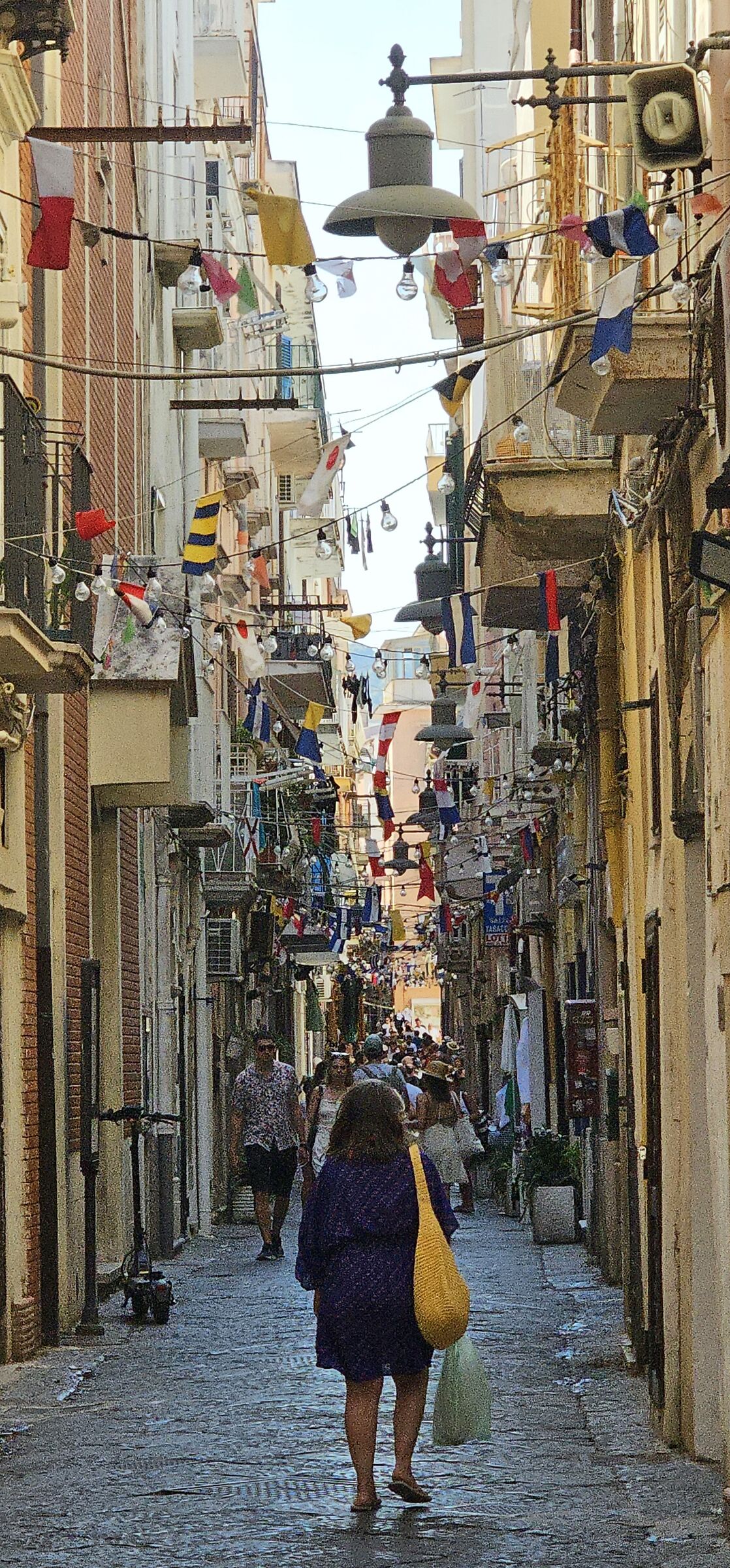 Independence street in Gaeta