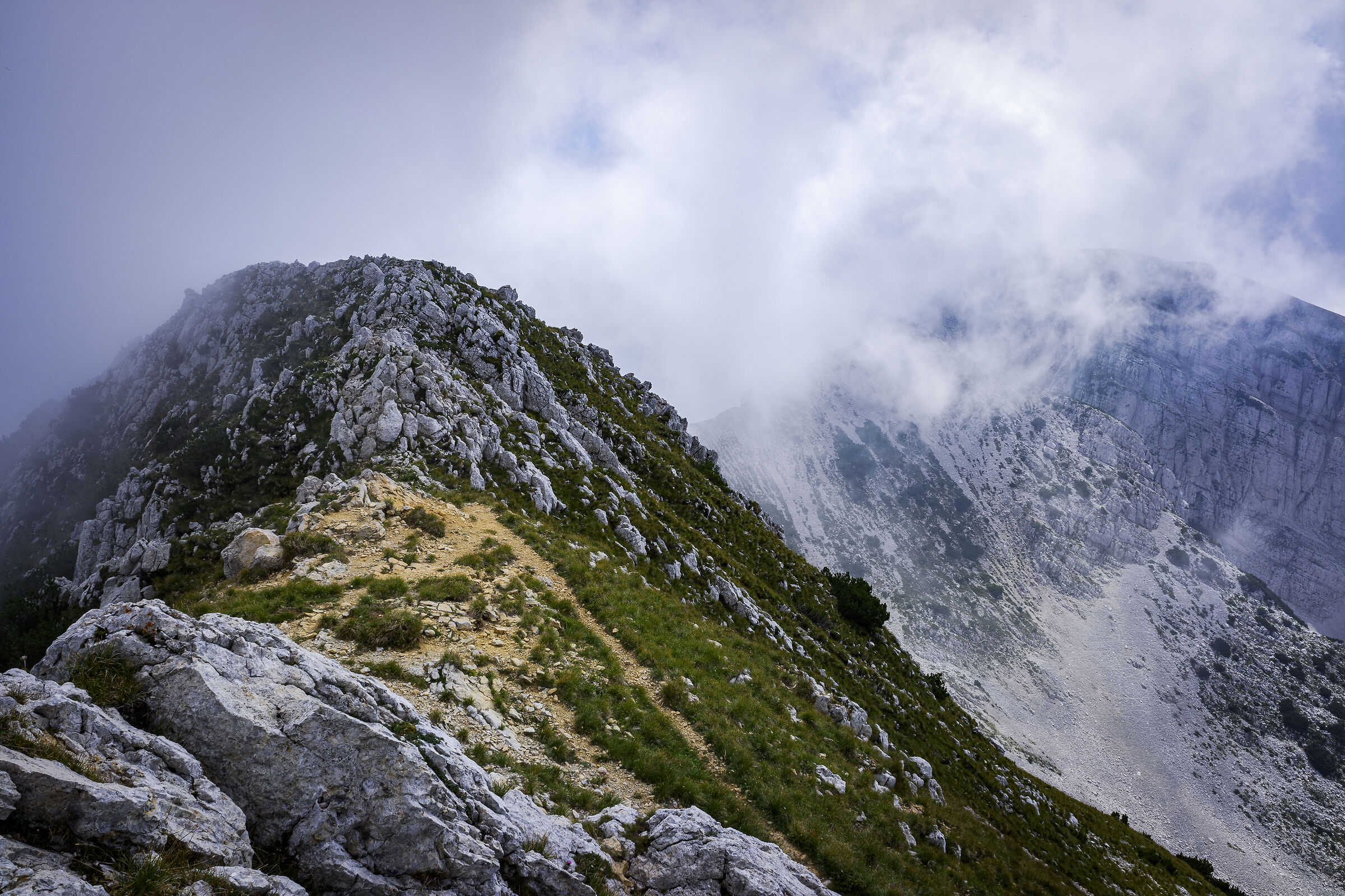 Sulla cresta del Monte Baldo