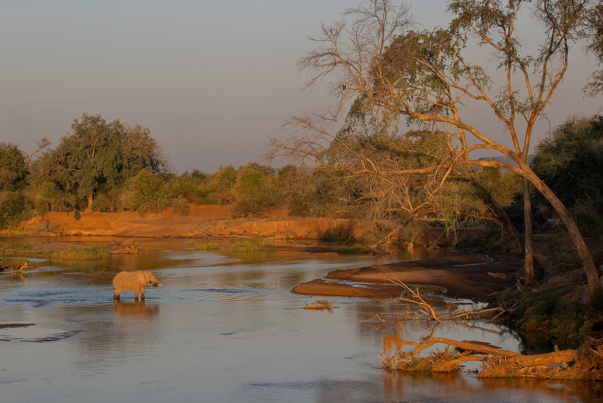 Il caldo abbraccio del tramonto...