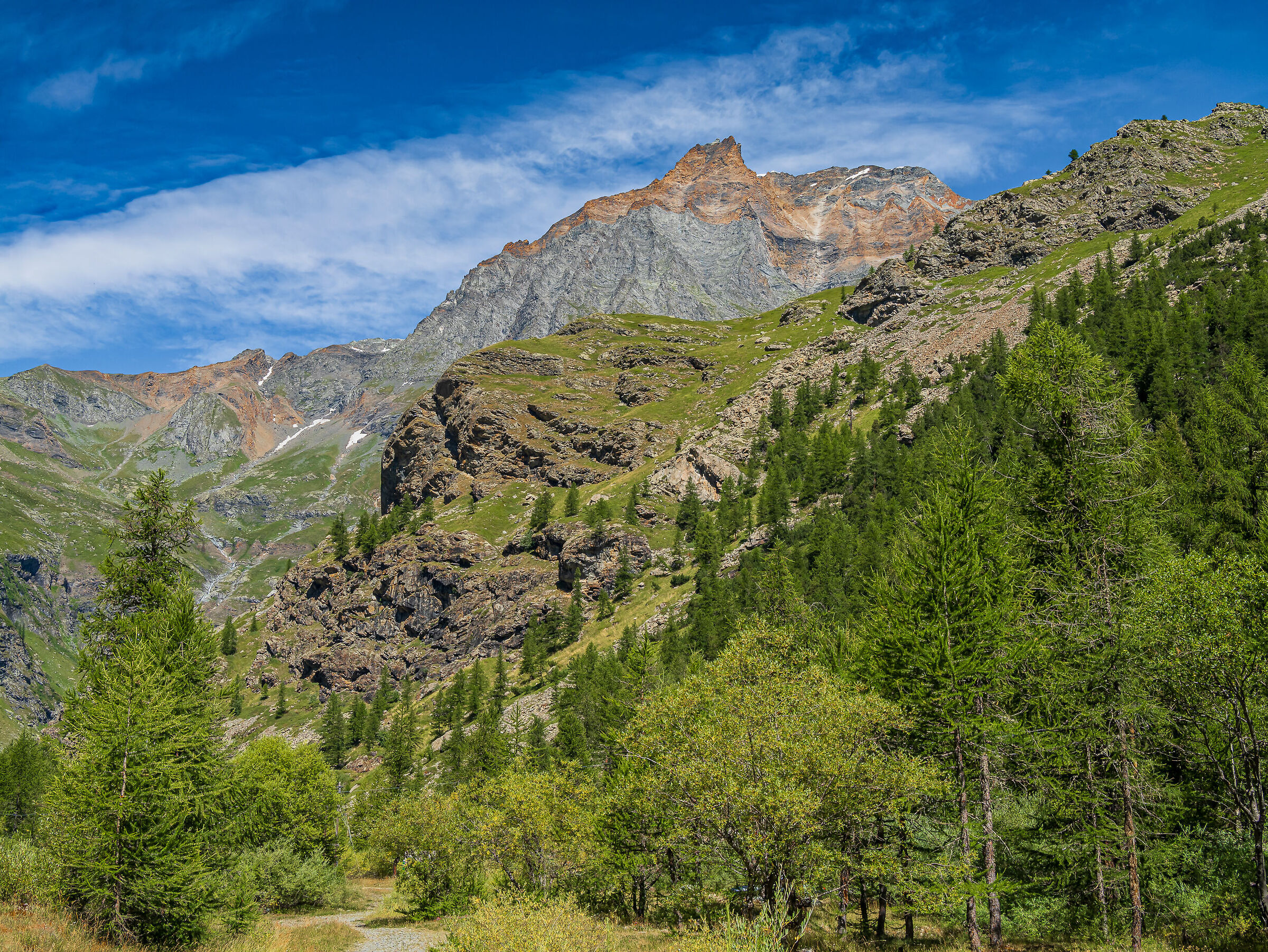 La montagna...