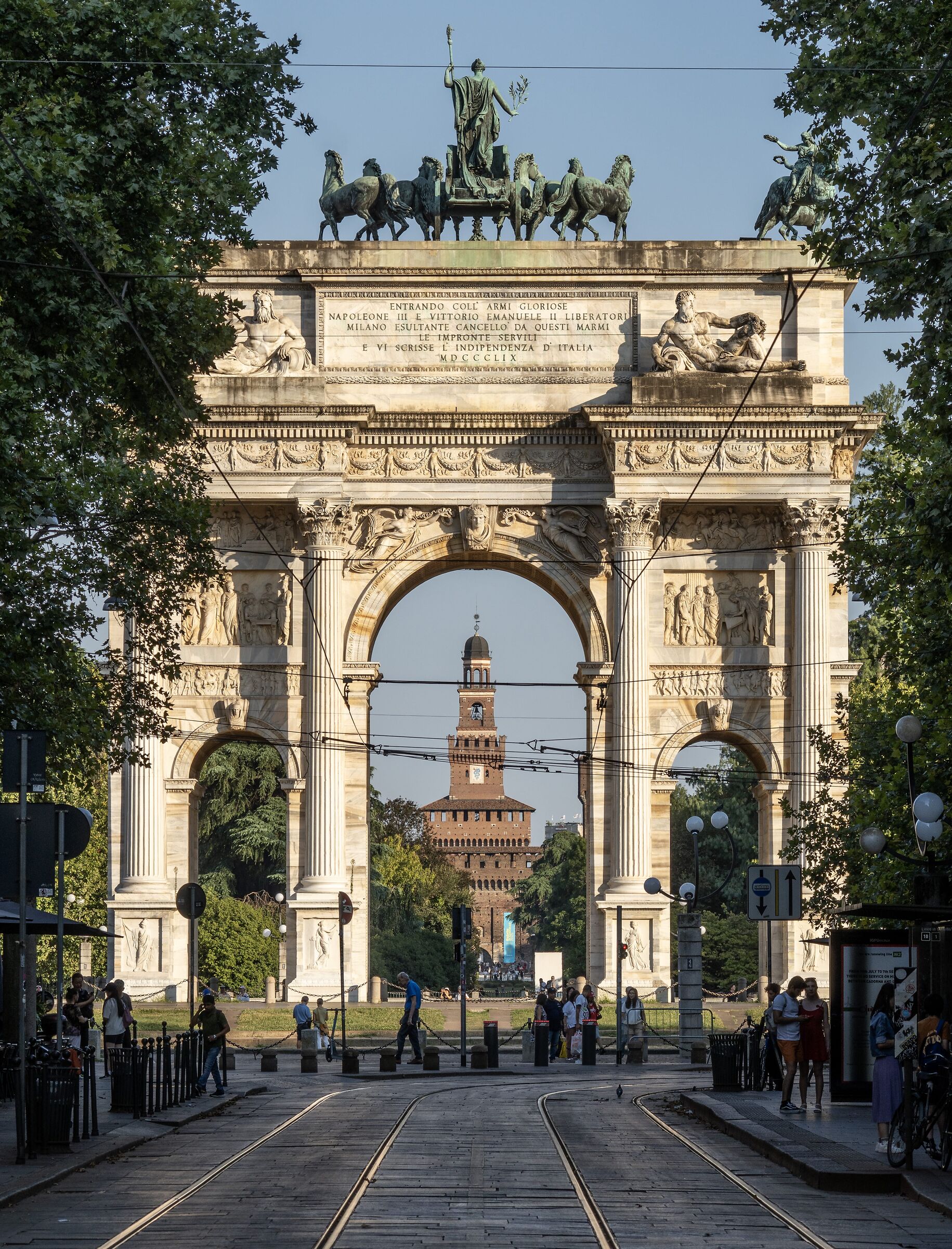 Arch of Peace and Filarete Tower