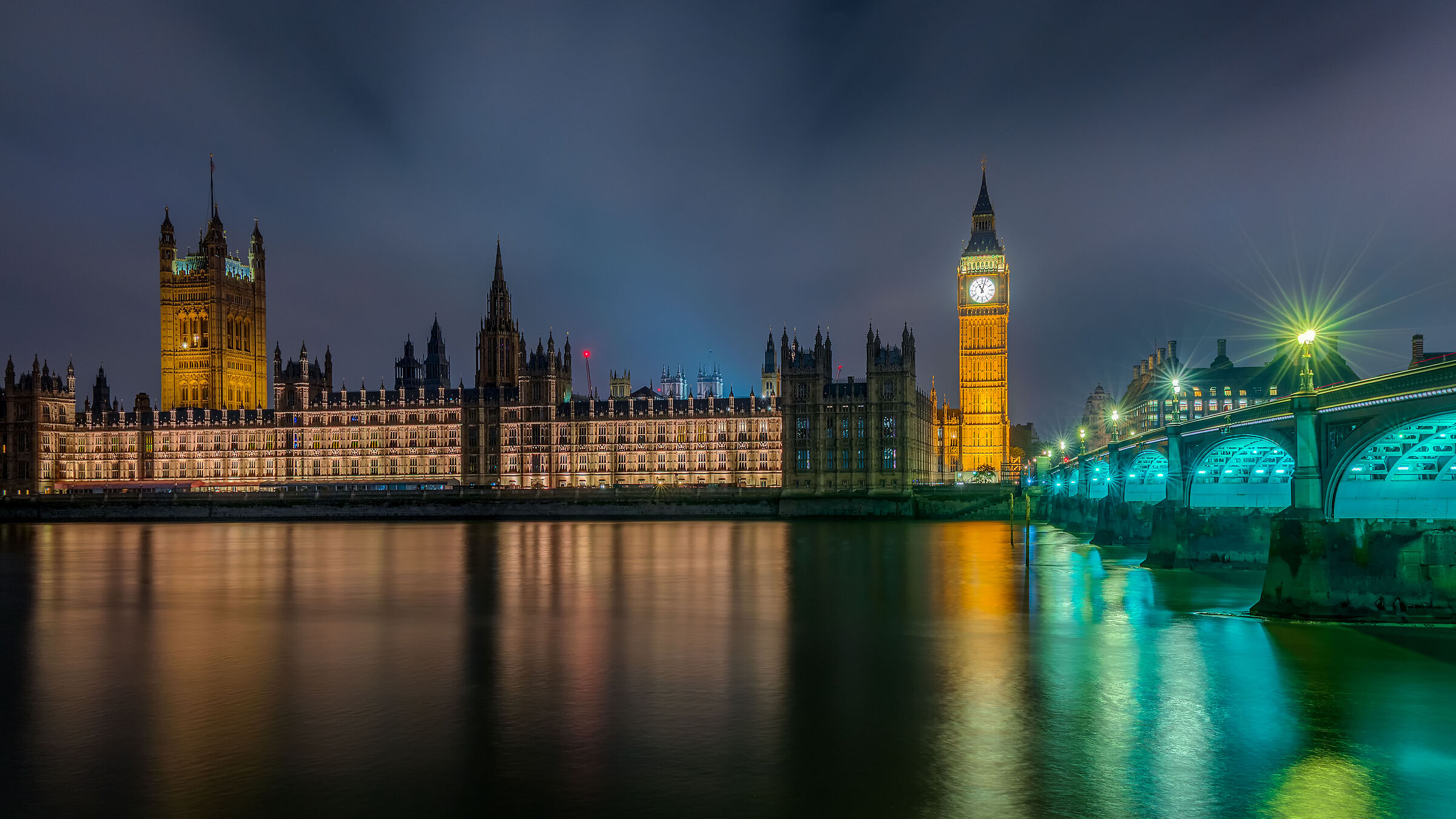 Westminster Bridge, Big Ben and the Houses of Parliament