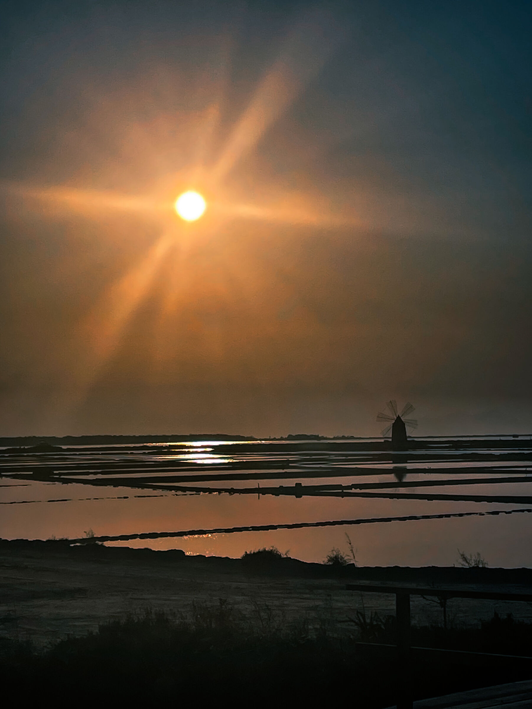 Tramonto sulle Saline di Marsala