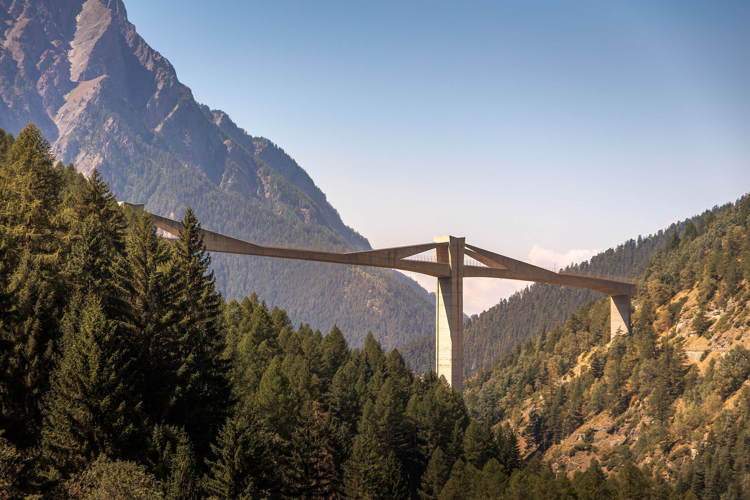 Bridge over Simplon Pass