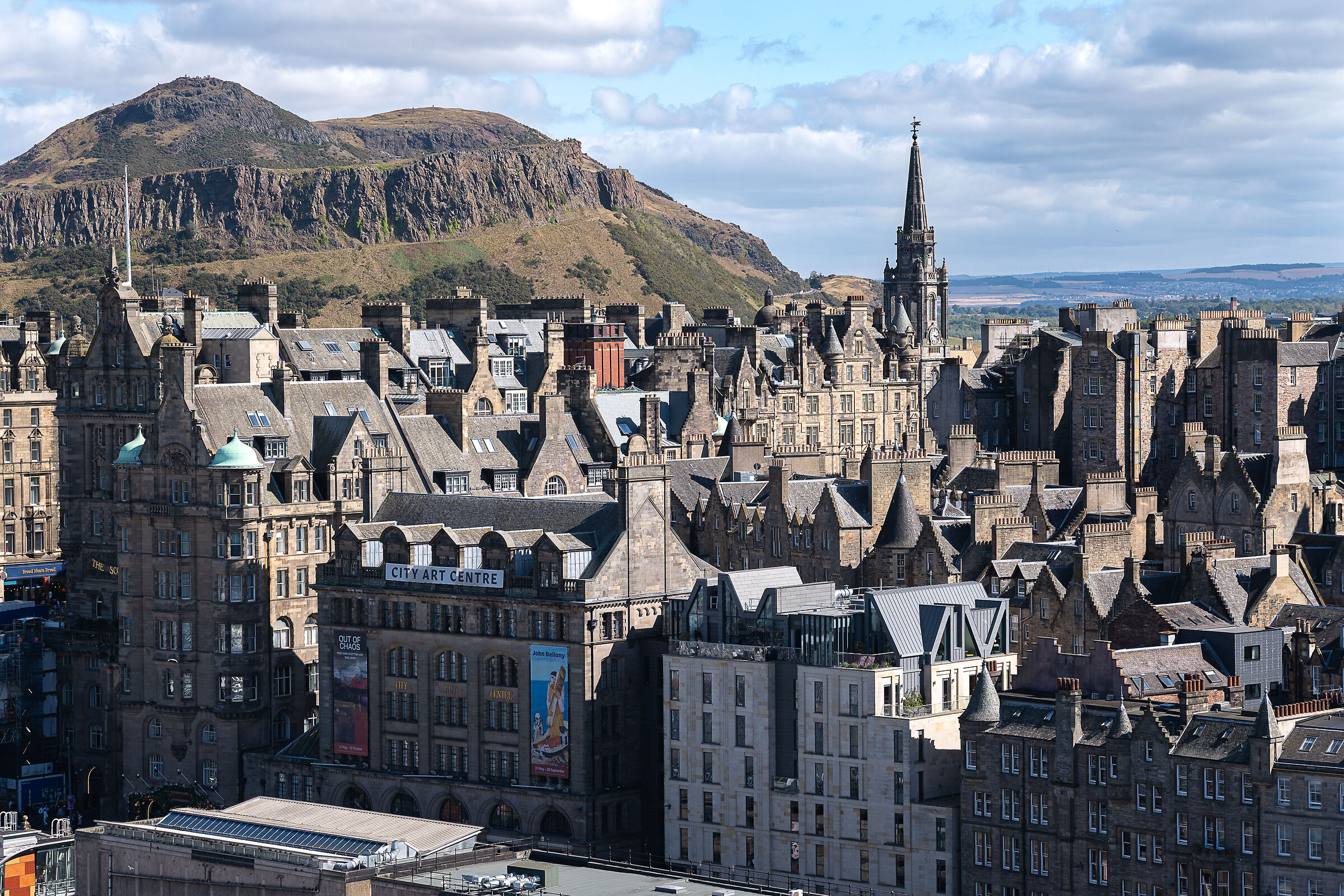 Edimburgo. -  vista dal monumento a Walter Scott