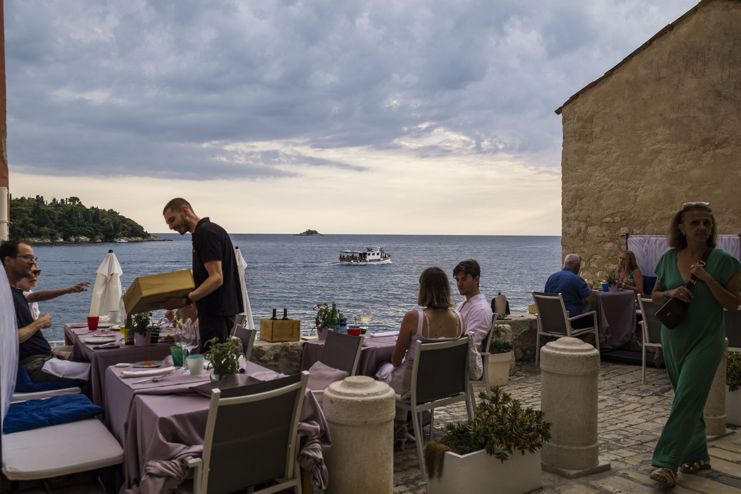 Rovigno ristorante con terrazza