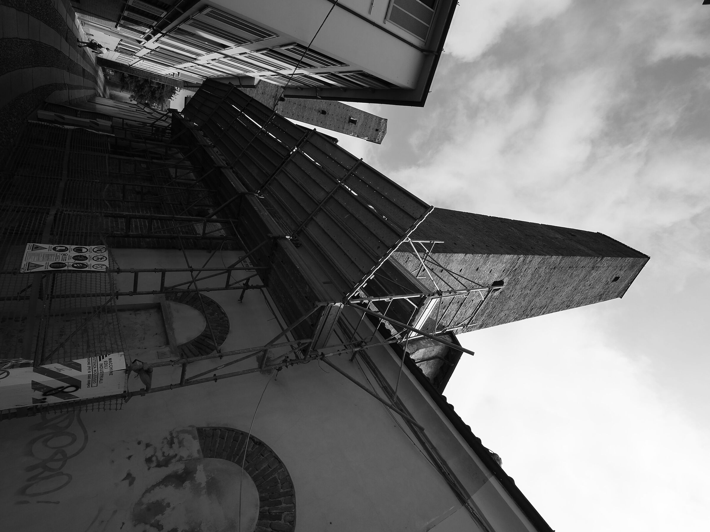 The towers of Via Luigi Porta
