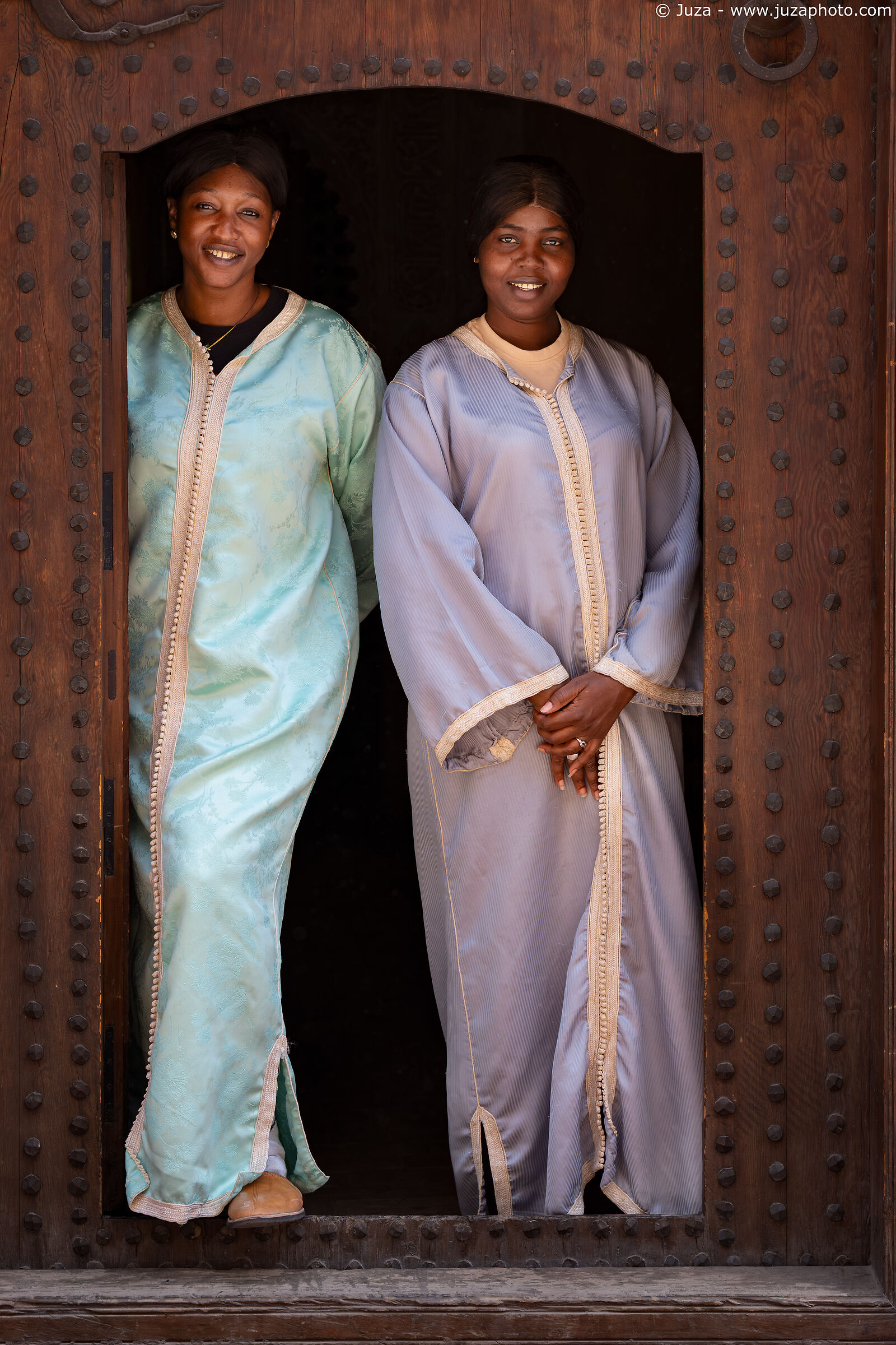 Le due ragazze sulla porta, Marrakech