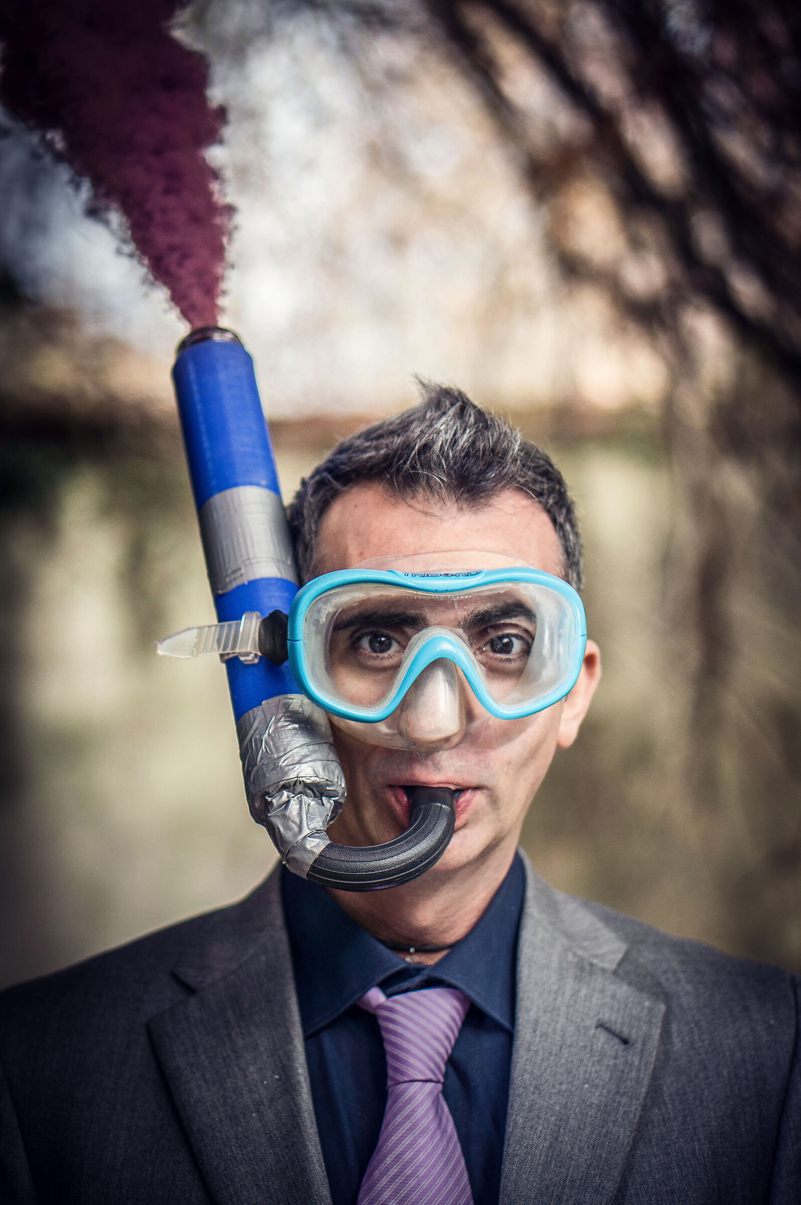 To breathe and Pollute