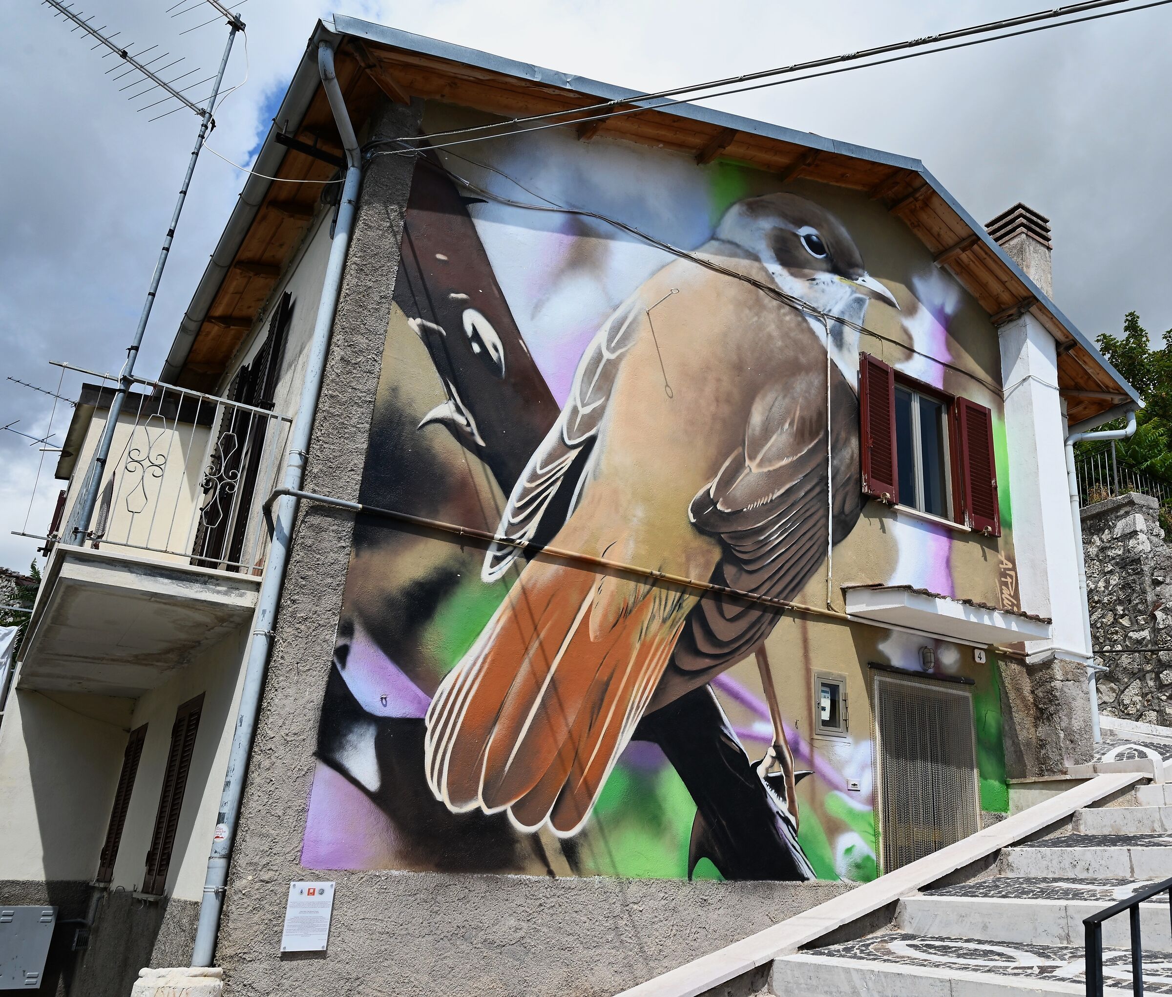 Aielli, the town of murals