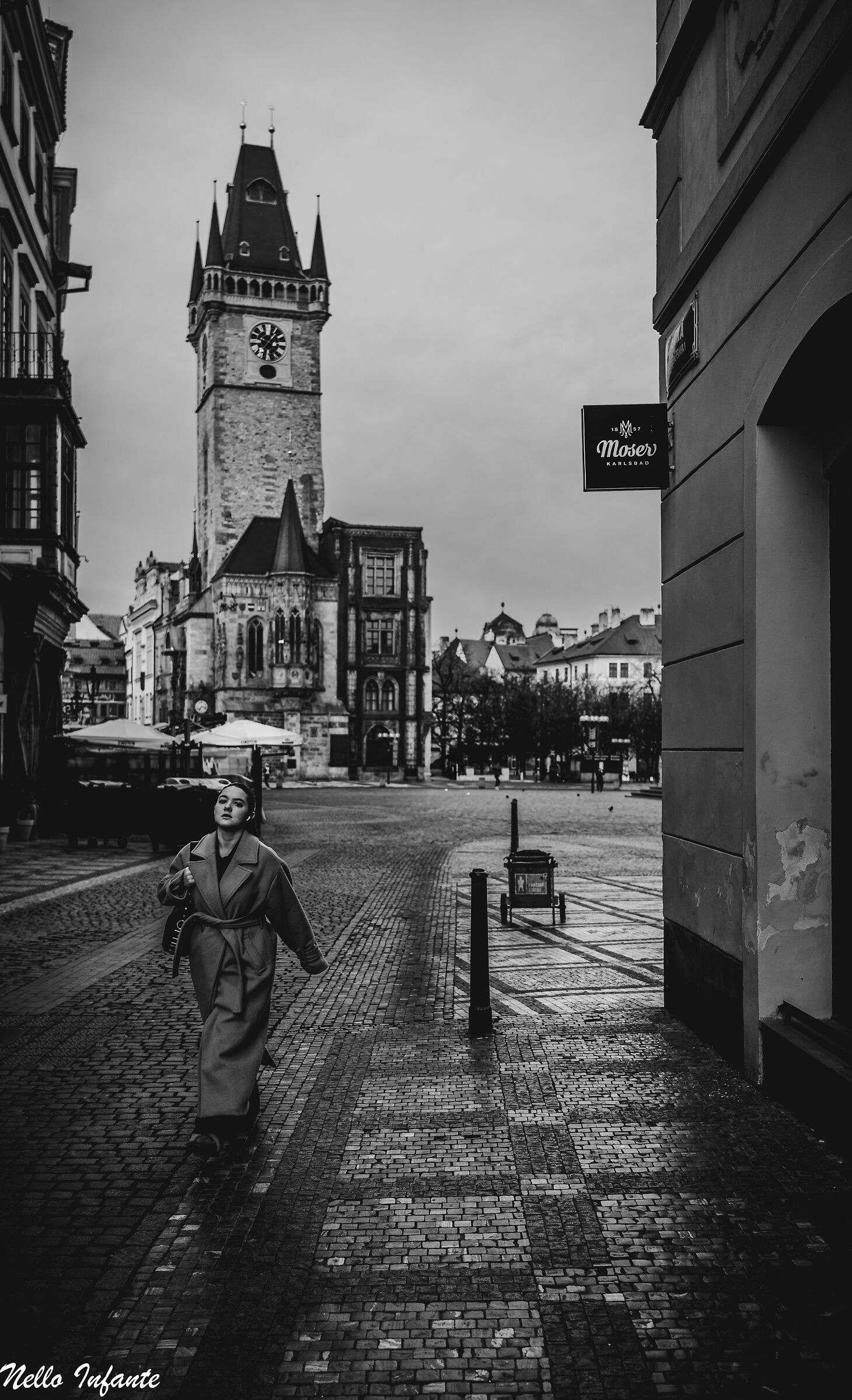 On the streets of Prague...