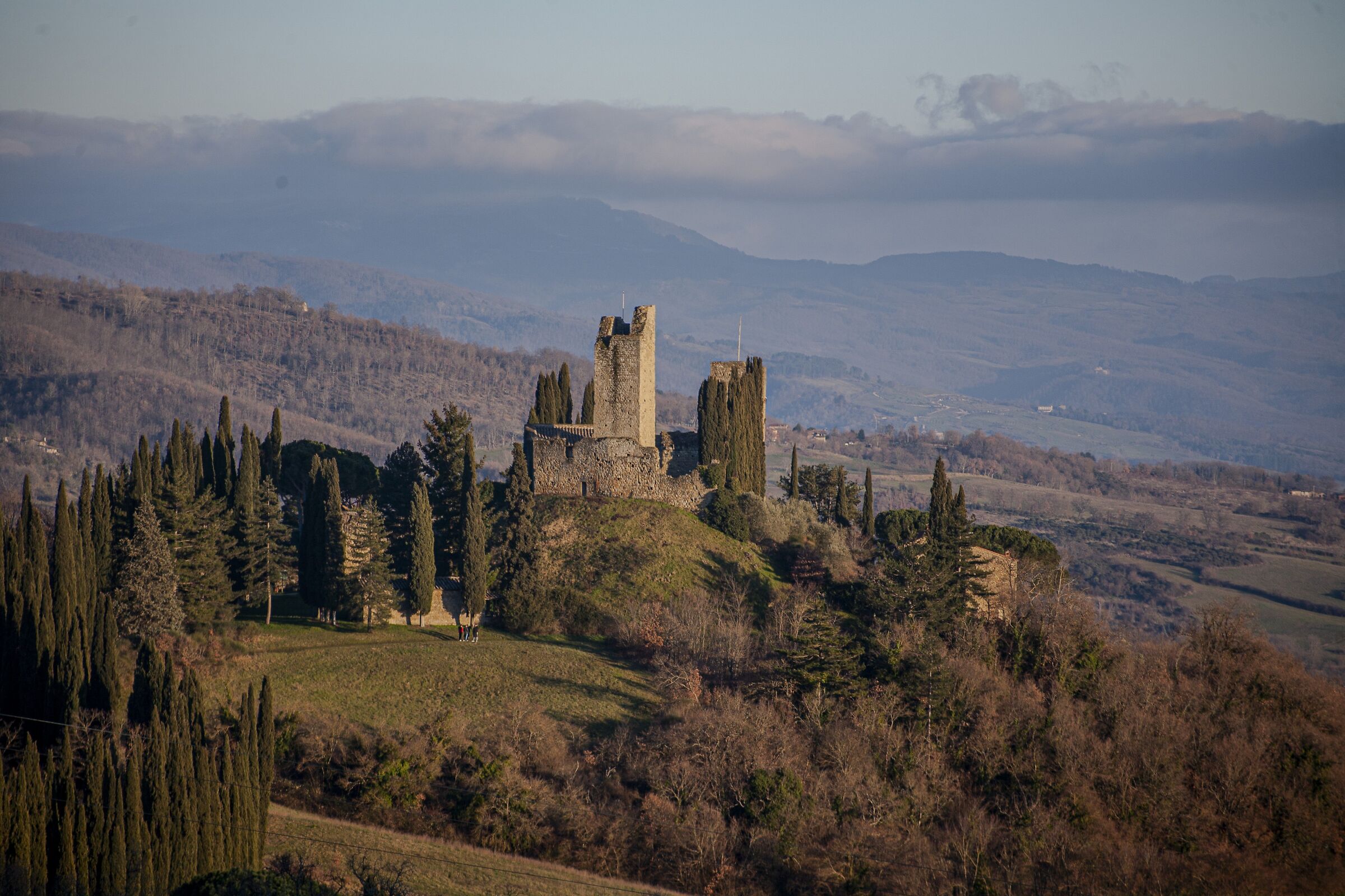 Autunno in Casentino, castello di Romena, AR