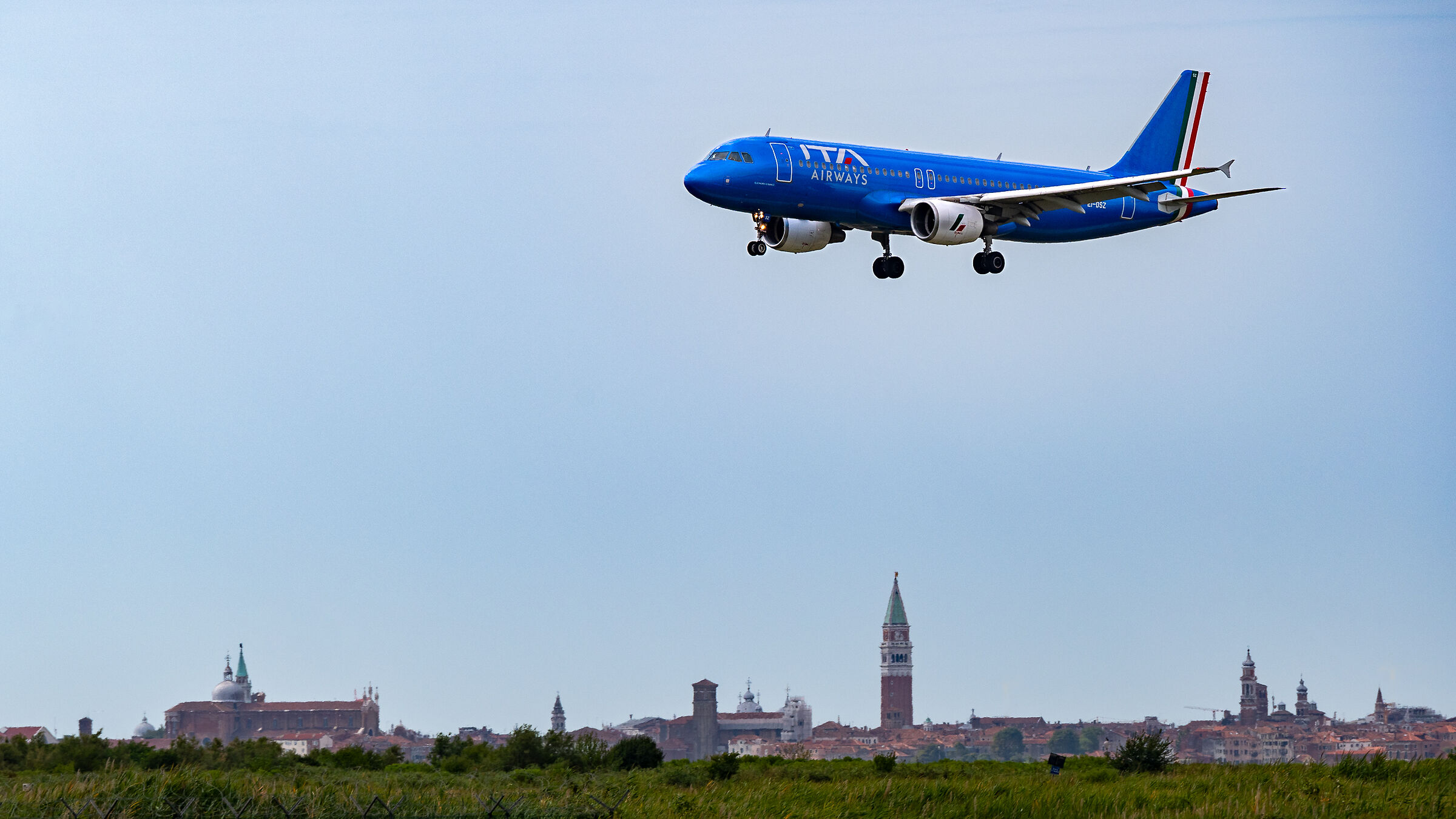 Landing in Venice