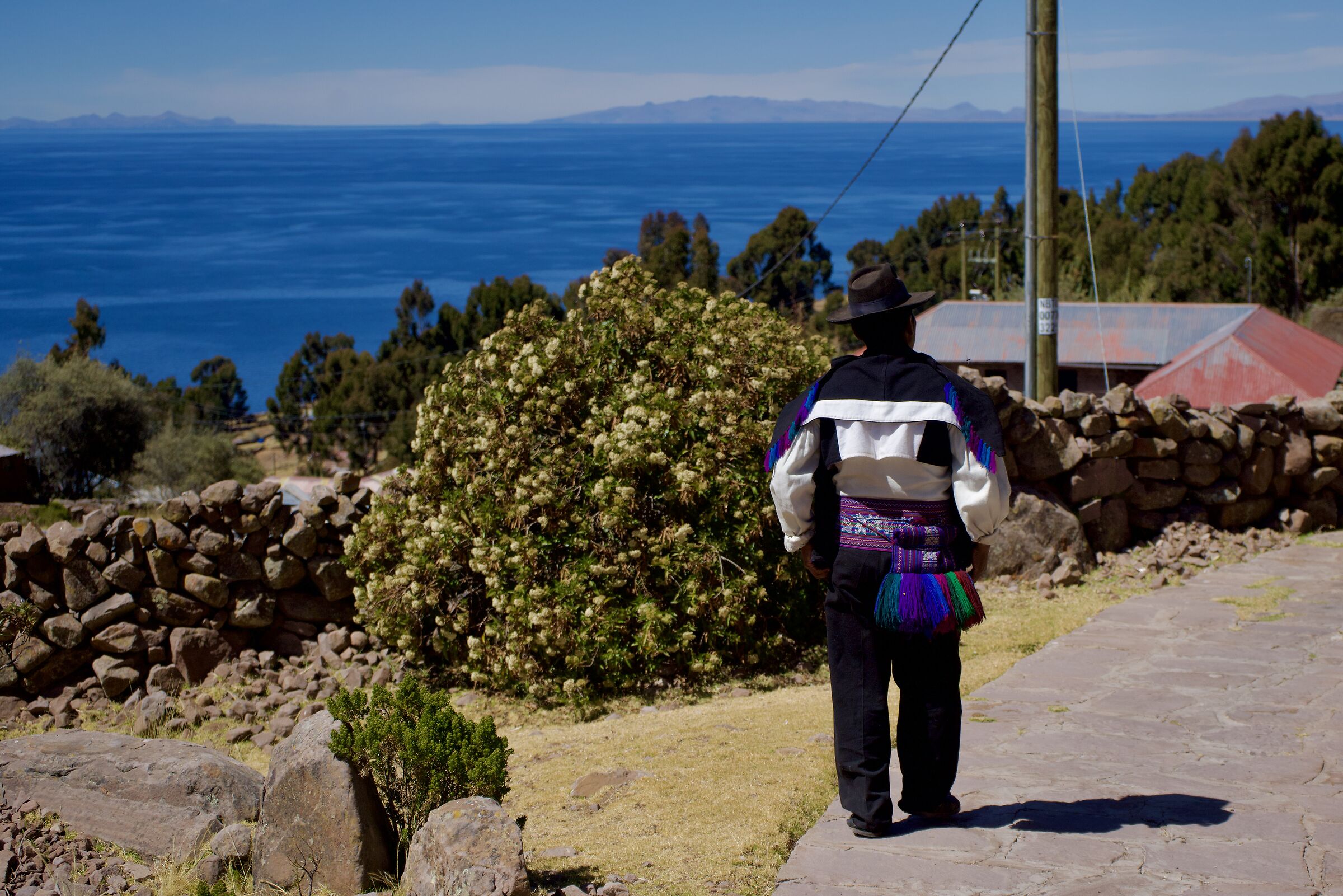 Autoridad en Taquile