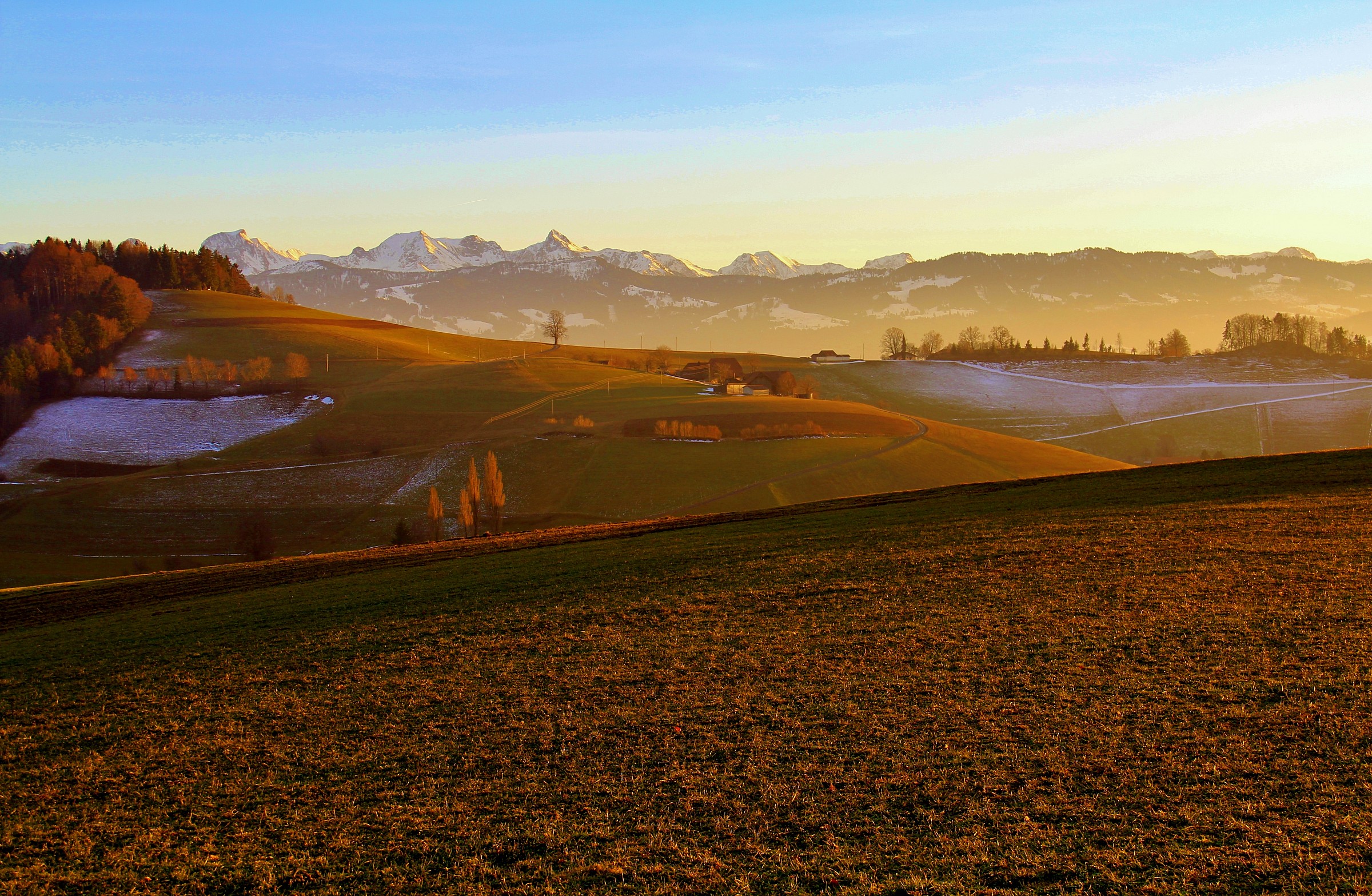 Oberbalm vicino Berna, vista del Gantrisch