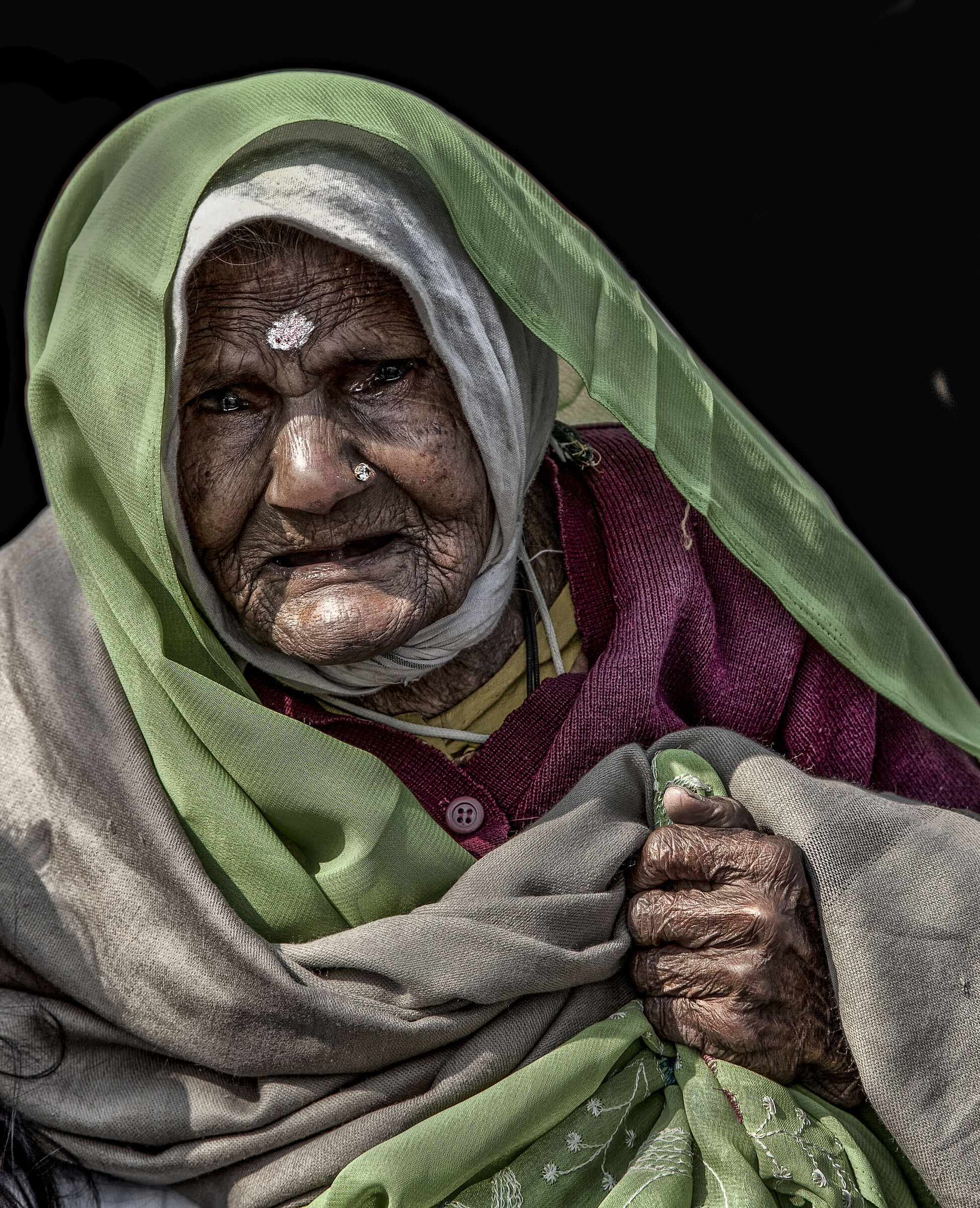 On the right bank of the Ganges