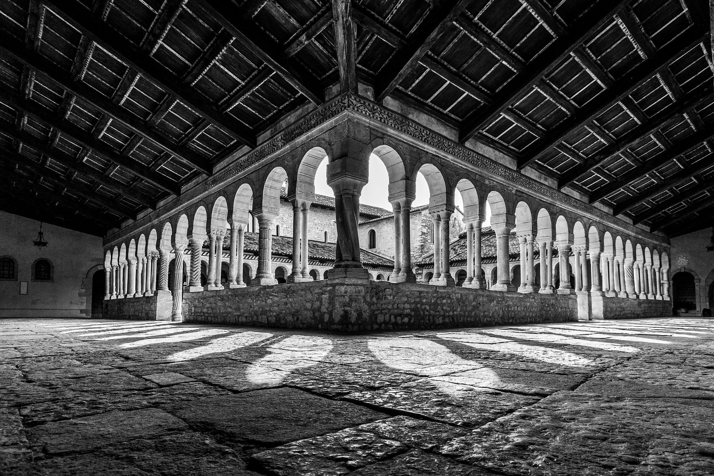In the silence of the Monastery
