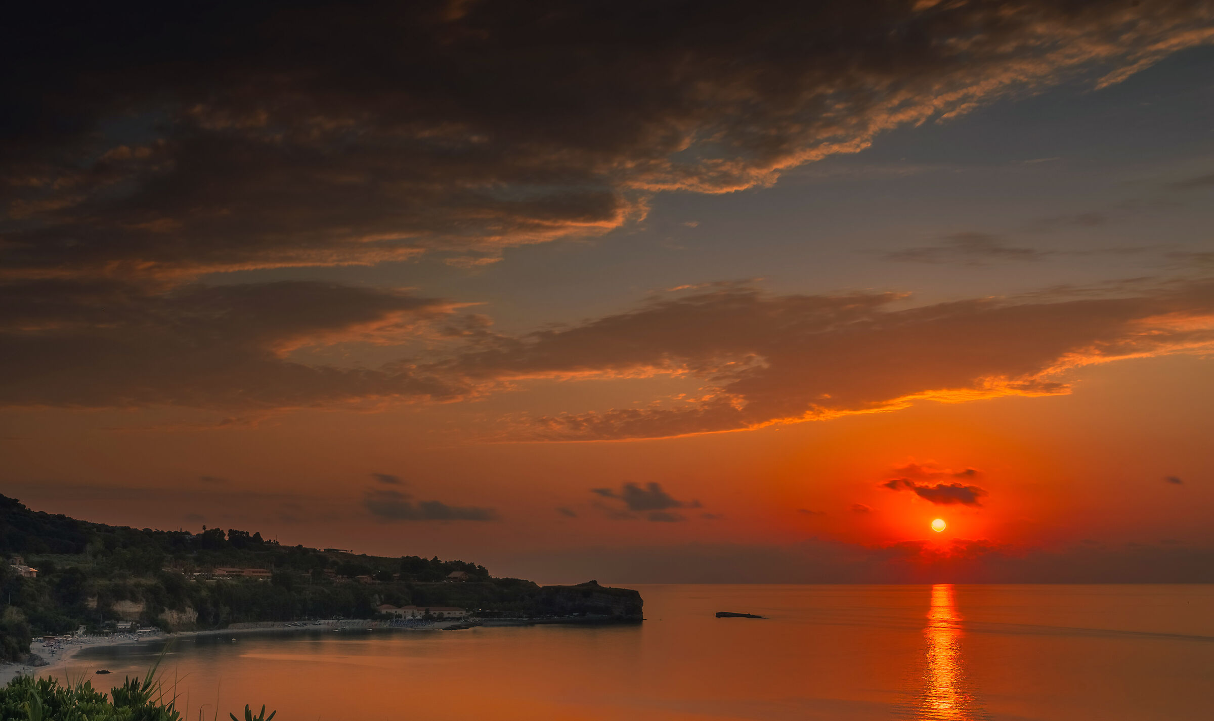 The serenity of a sunset