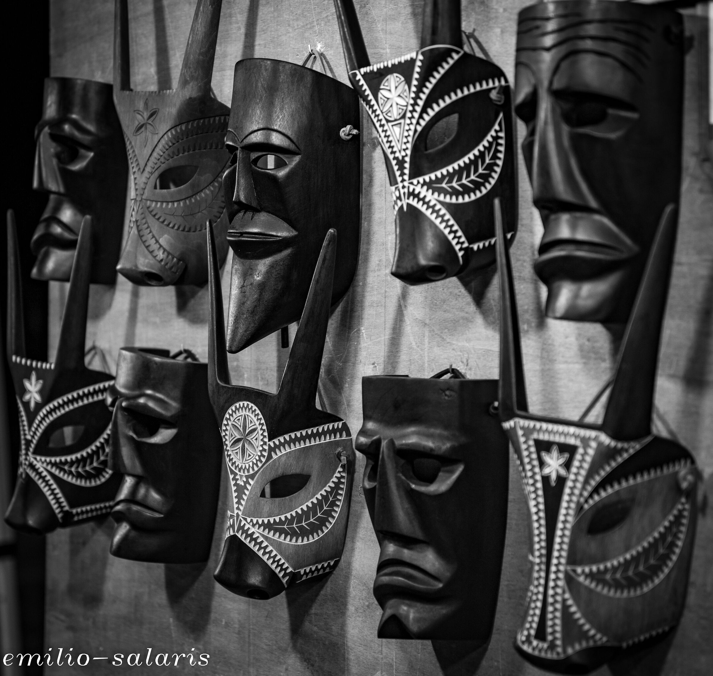 SARDINIAN WOODEN MASKS