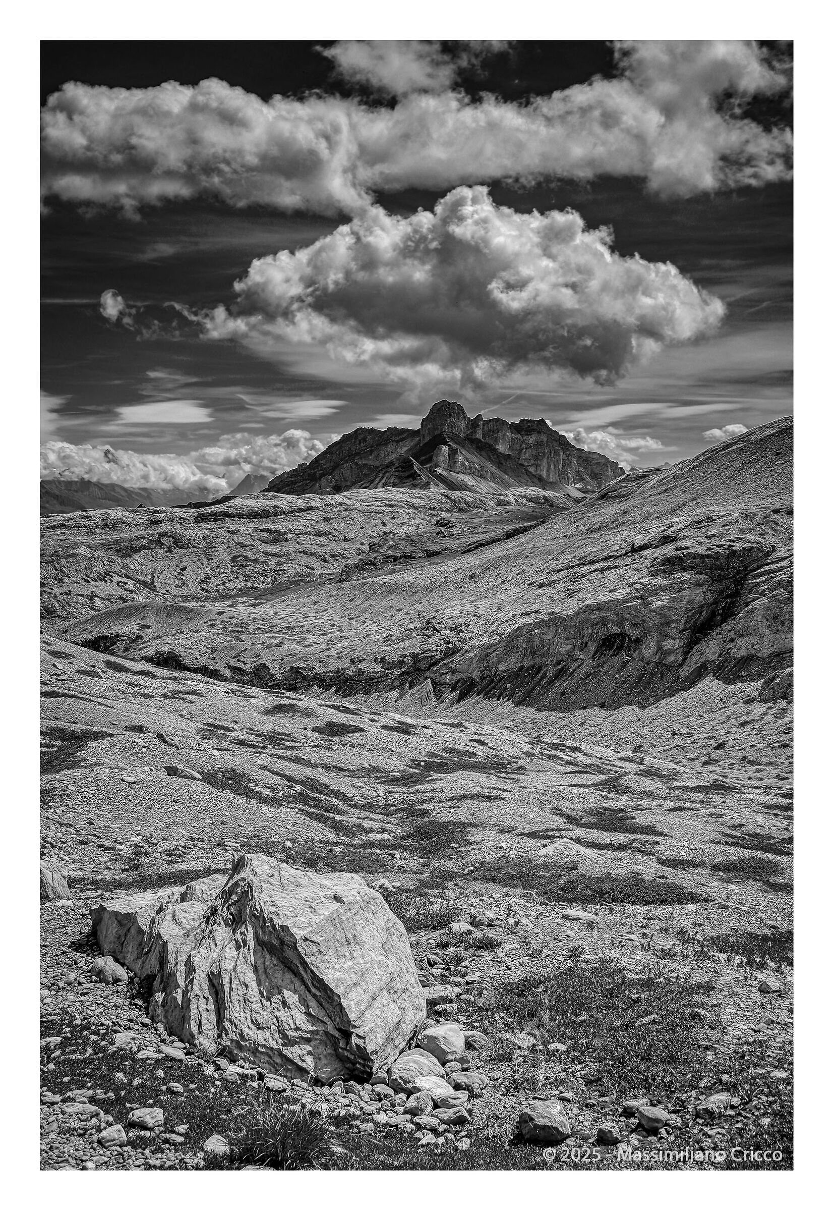 Haut de Cry dal Ghiacciaio di Tsanfleuron, VS, Svizzera