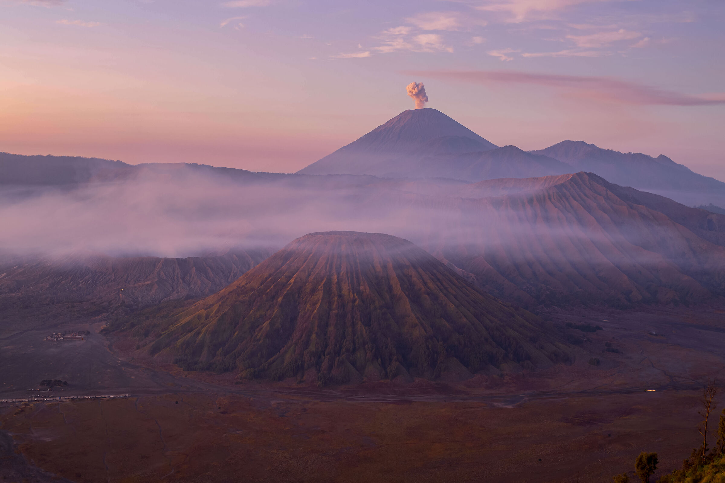 Monte Bromo all'alba