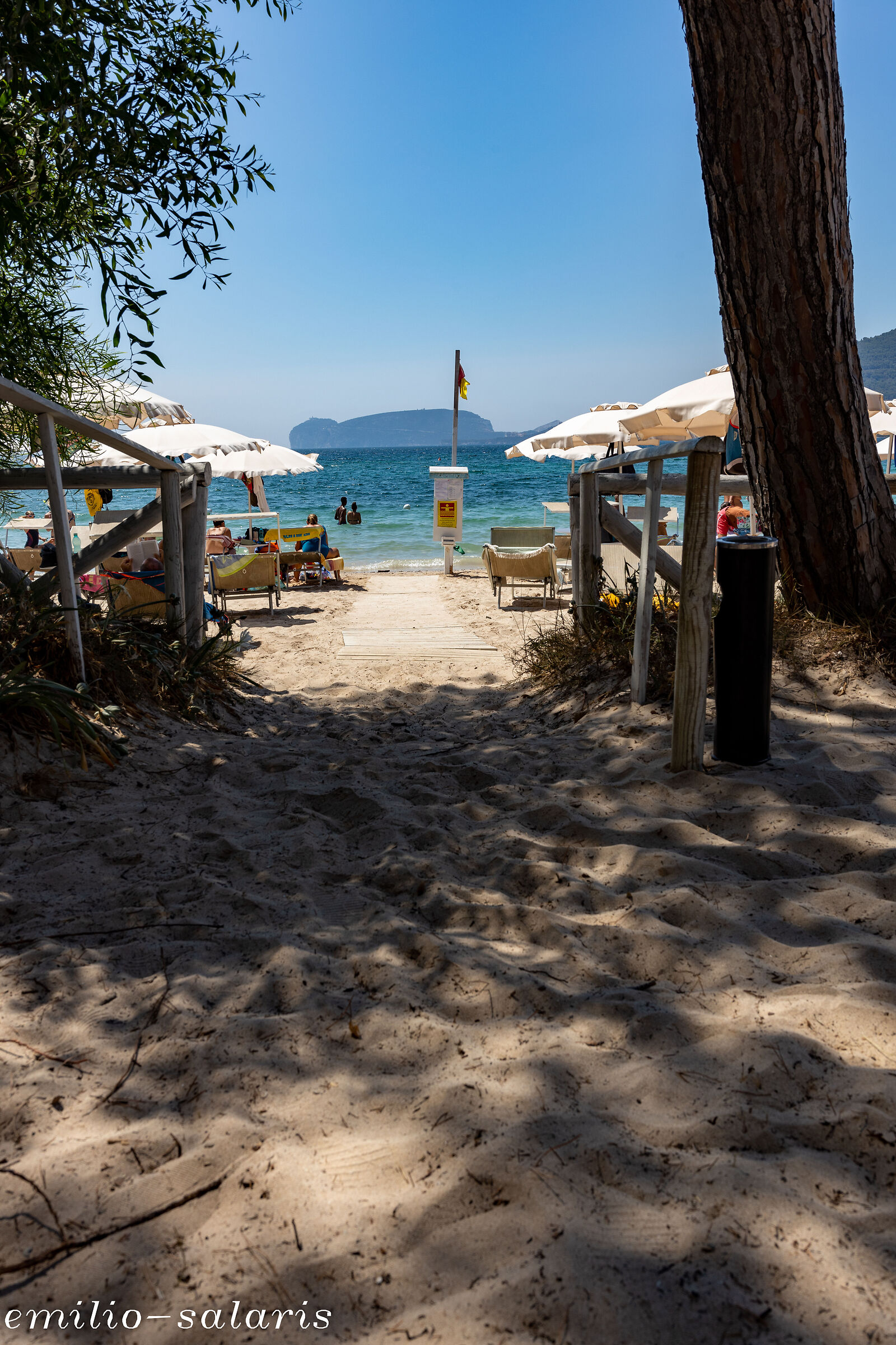 View from Mugoni di Capo Caccia.... The sleeping giant