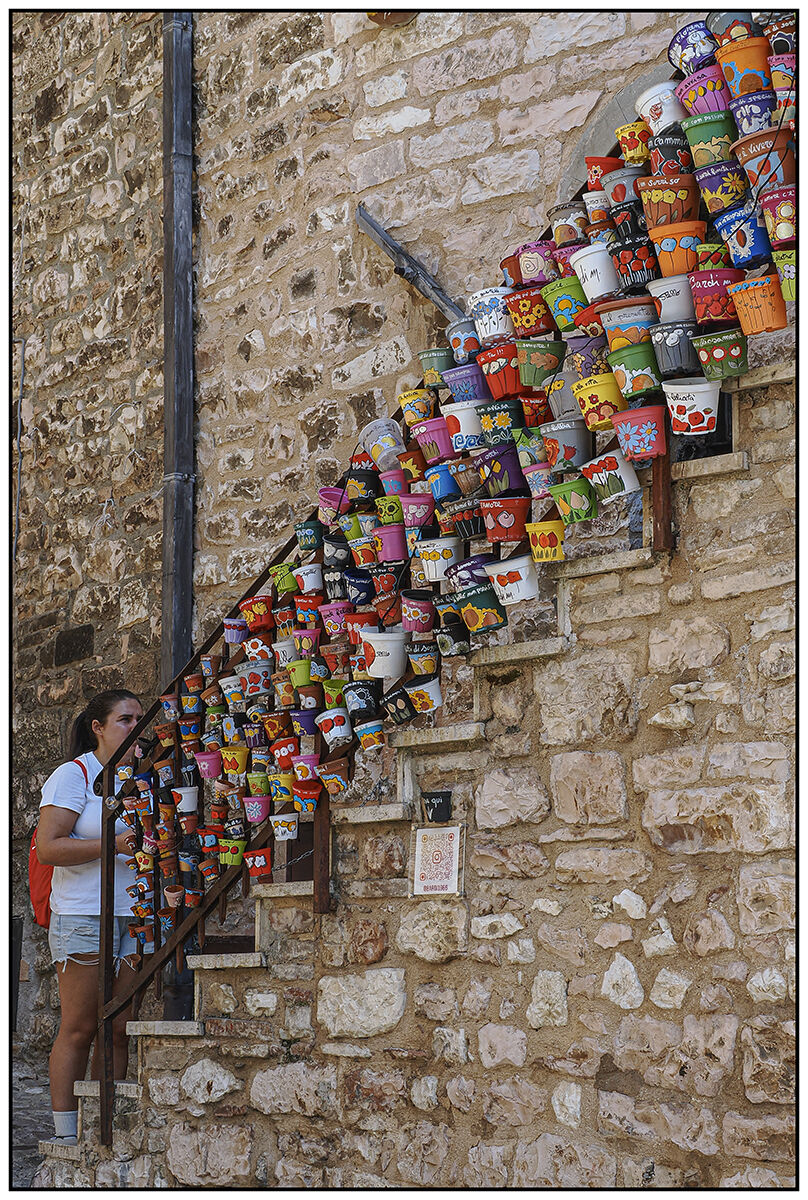 through the streets of Spello
