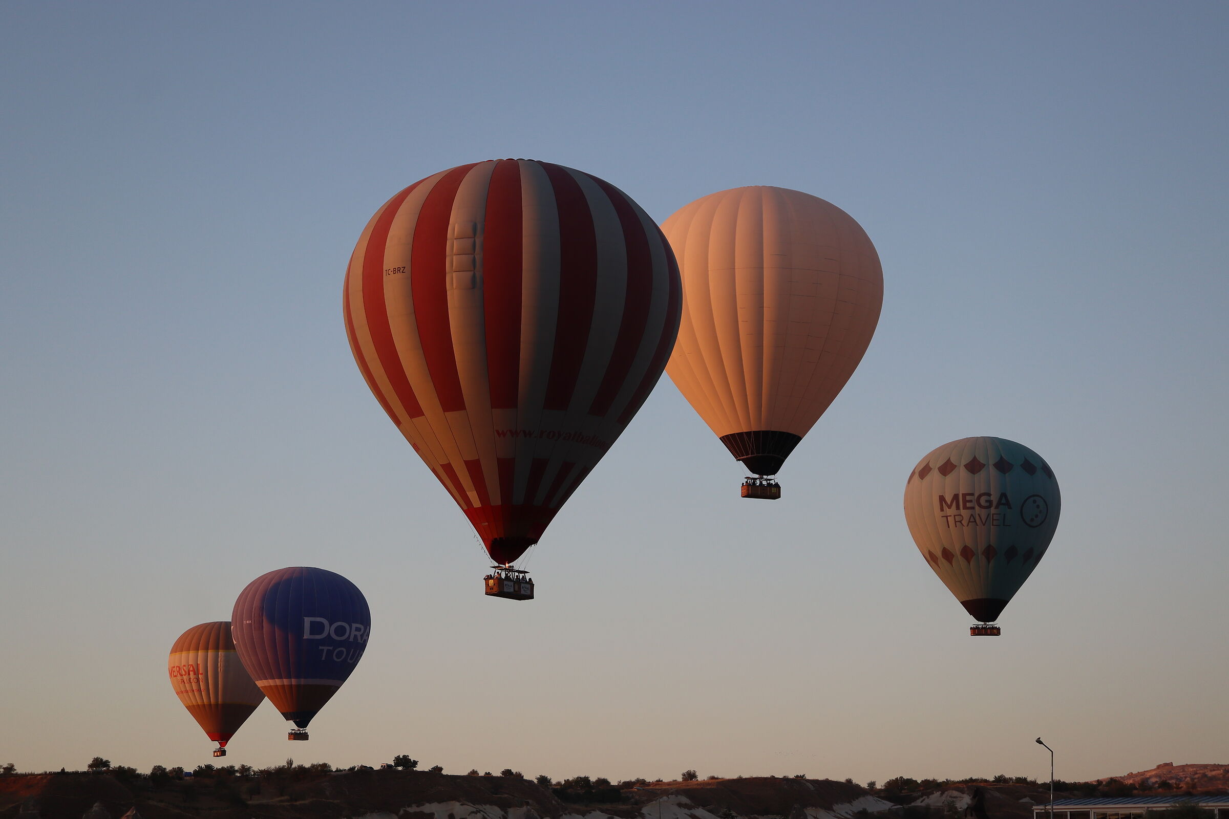 Ballooning at sunrise