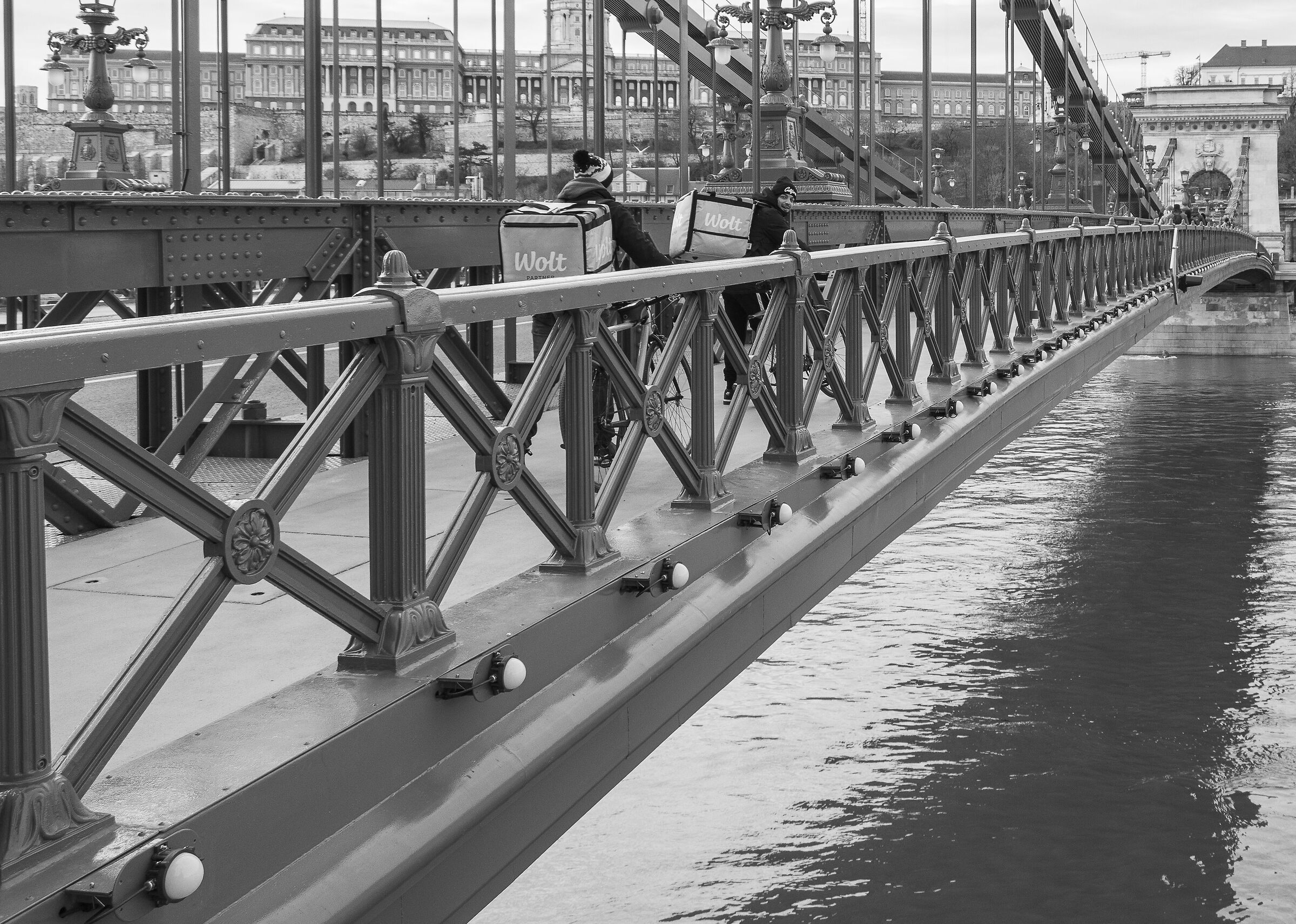 Budapest man at work