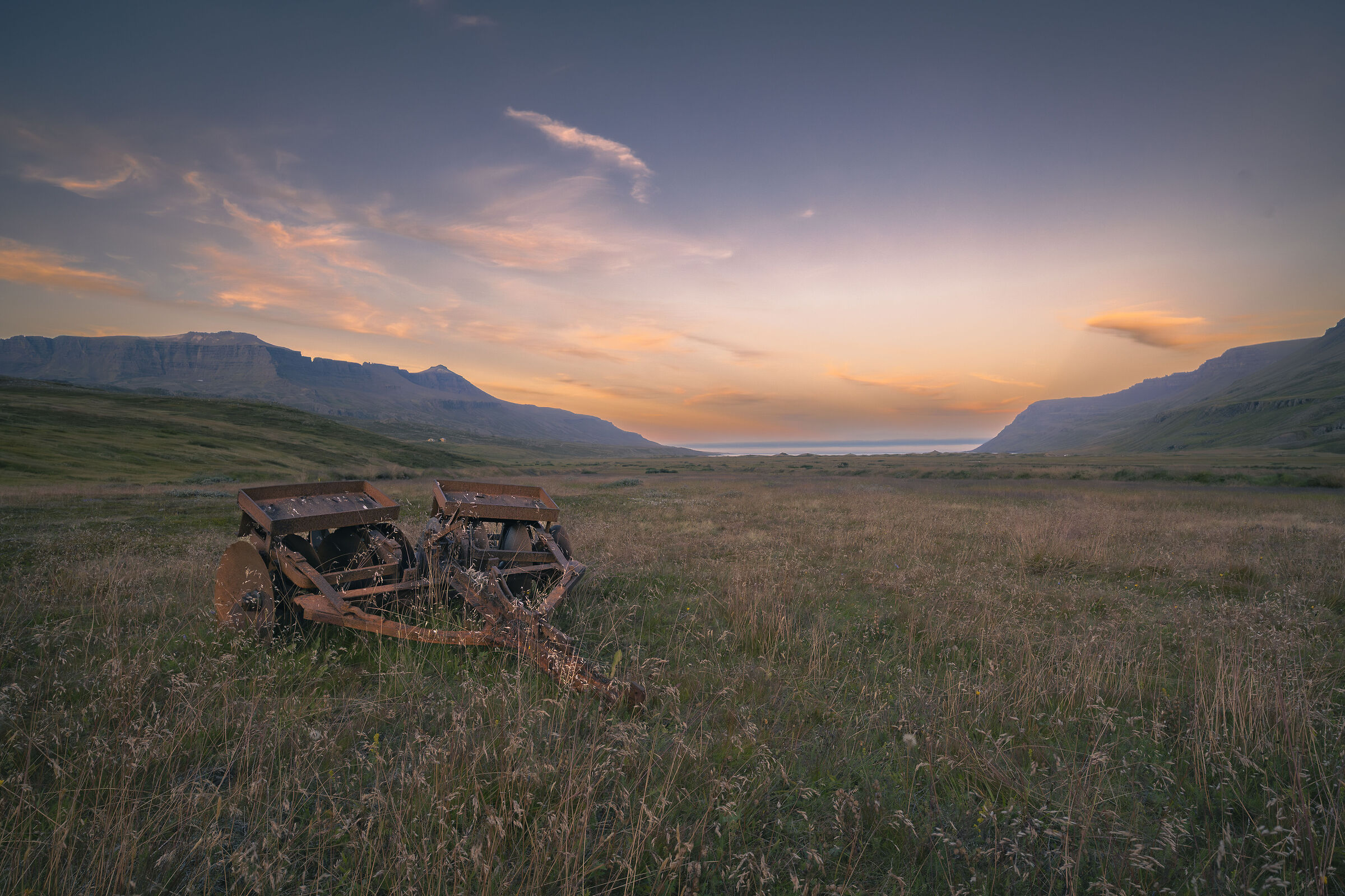 The aethernal icelandic sunset