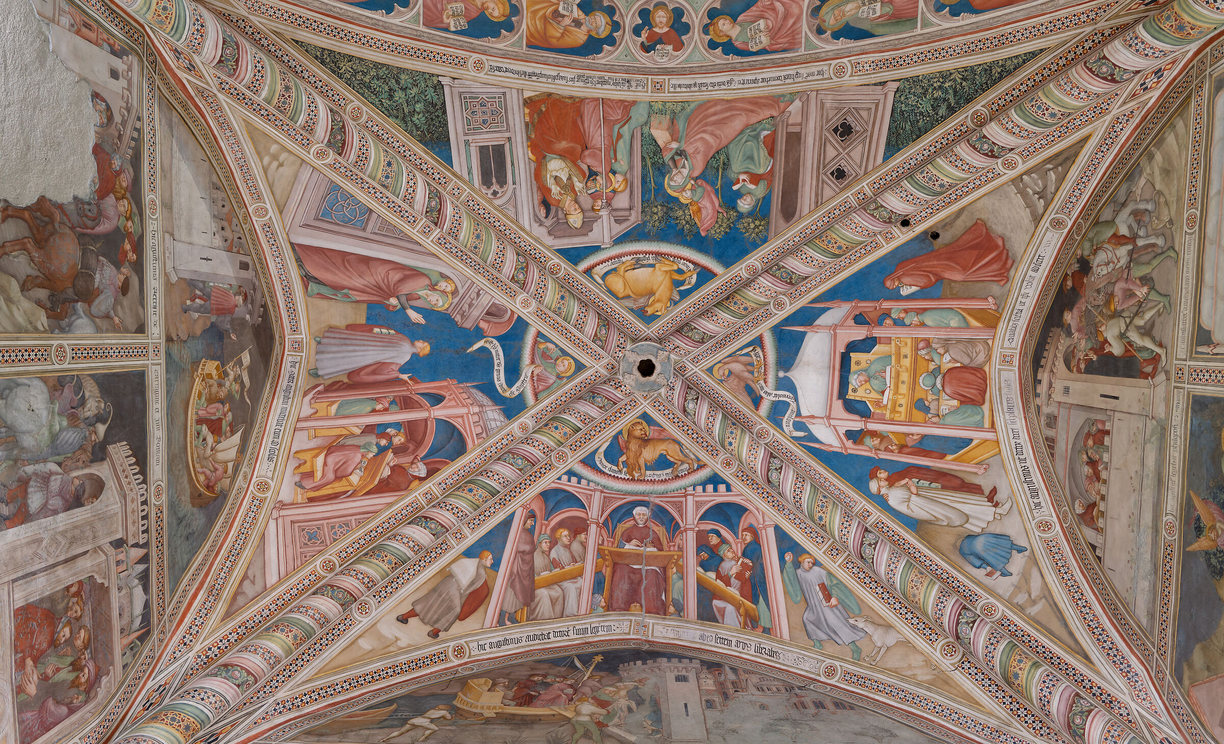 Frescoes of the church of Sant'Agostino, Gubbio