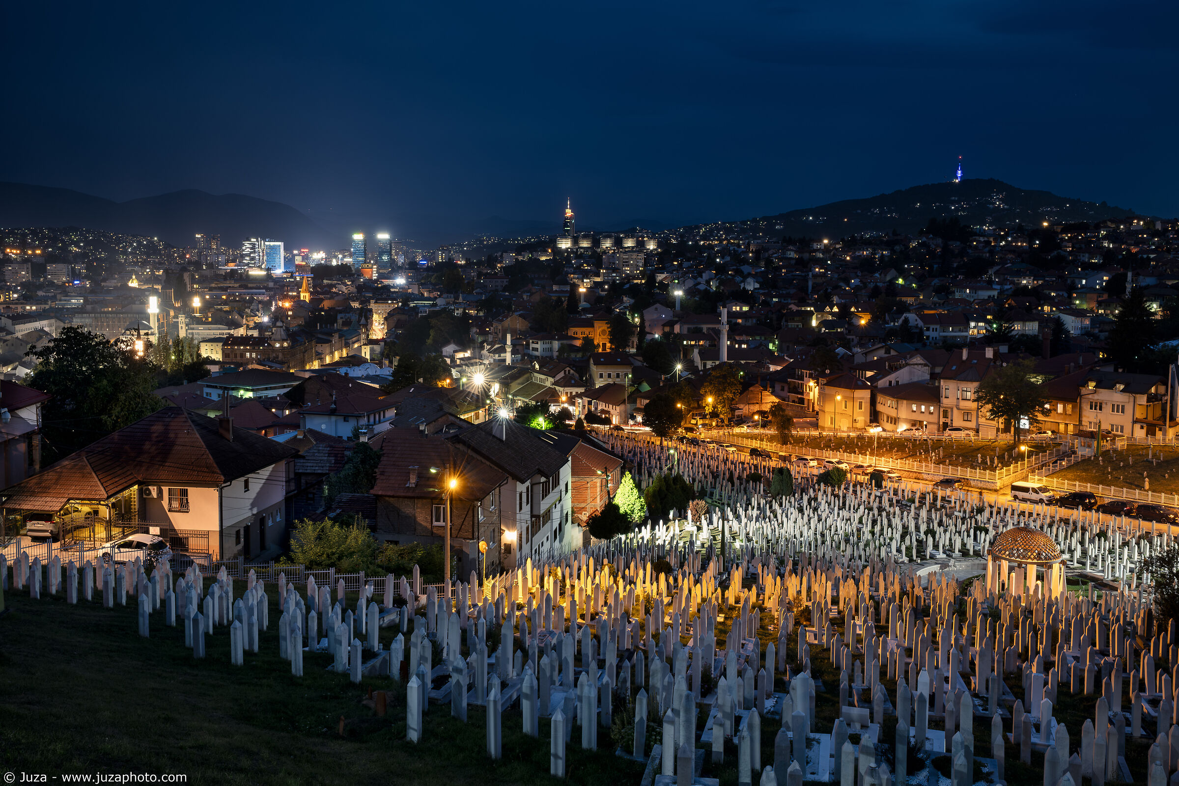 Sarajevo, veduta dal cimitero Kovači