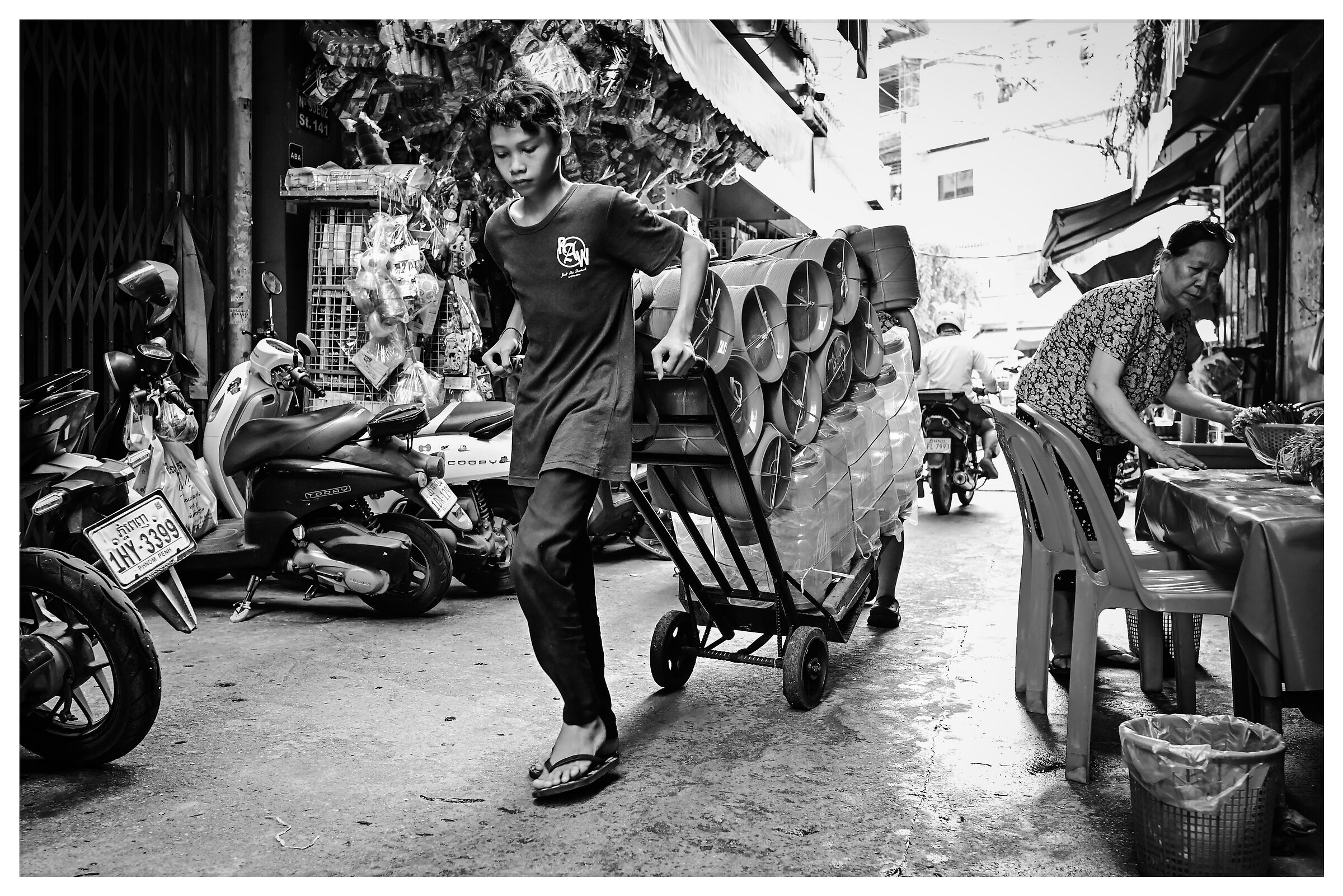 Orussey market Phnom Penh