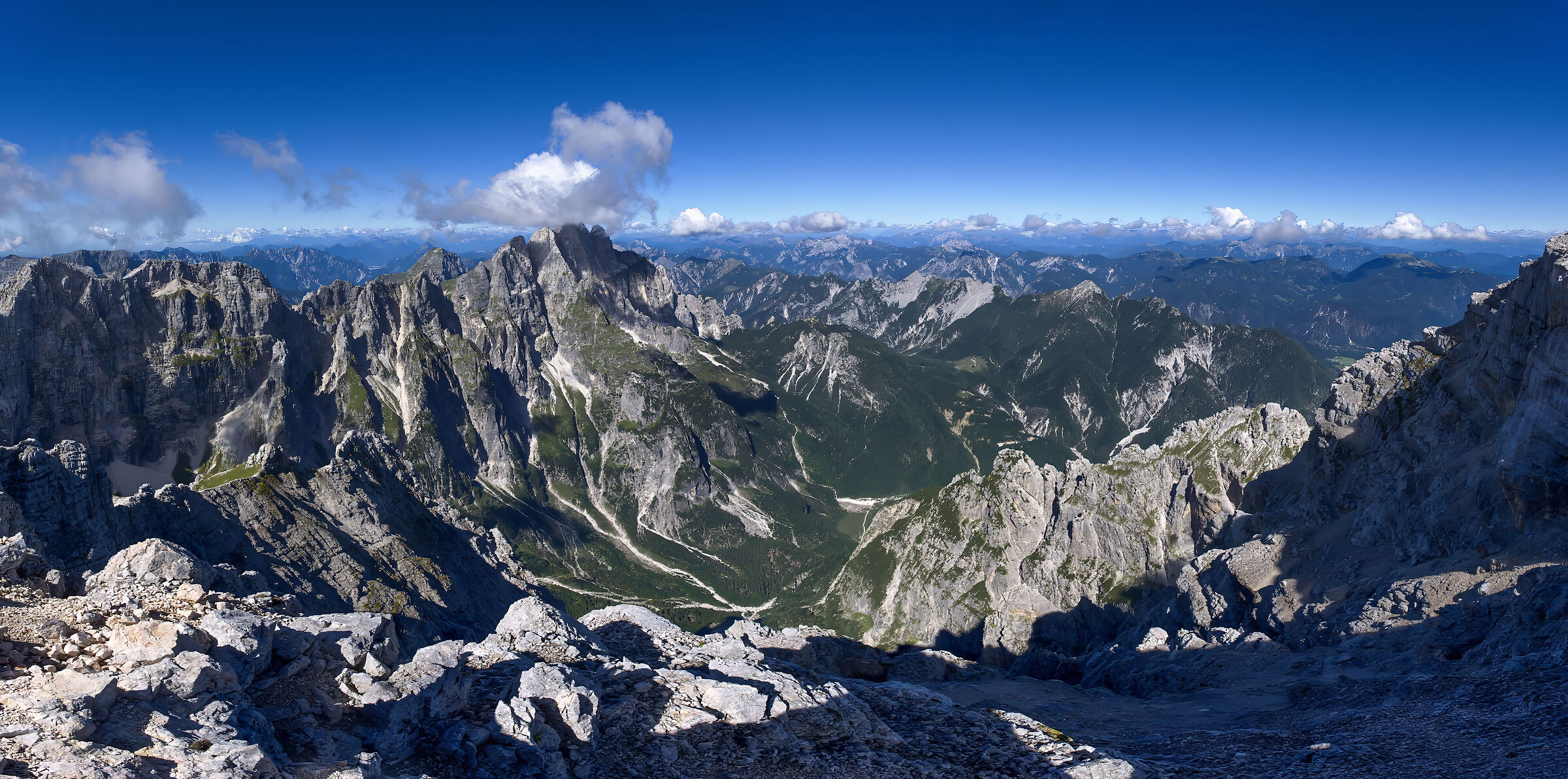 Jof del Montasio dallo Jof Fuart , alpi Giulie