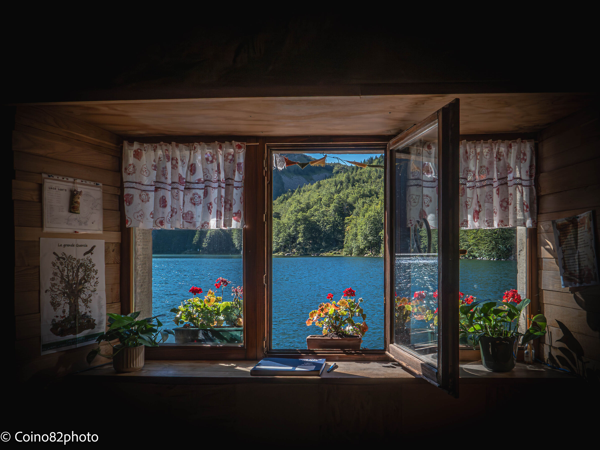 Lago visto dalla baita